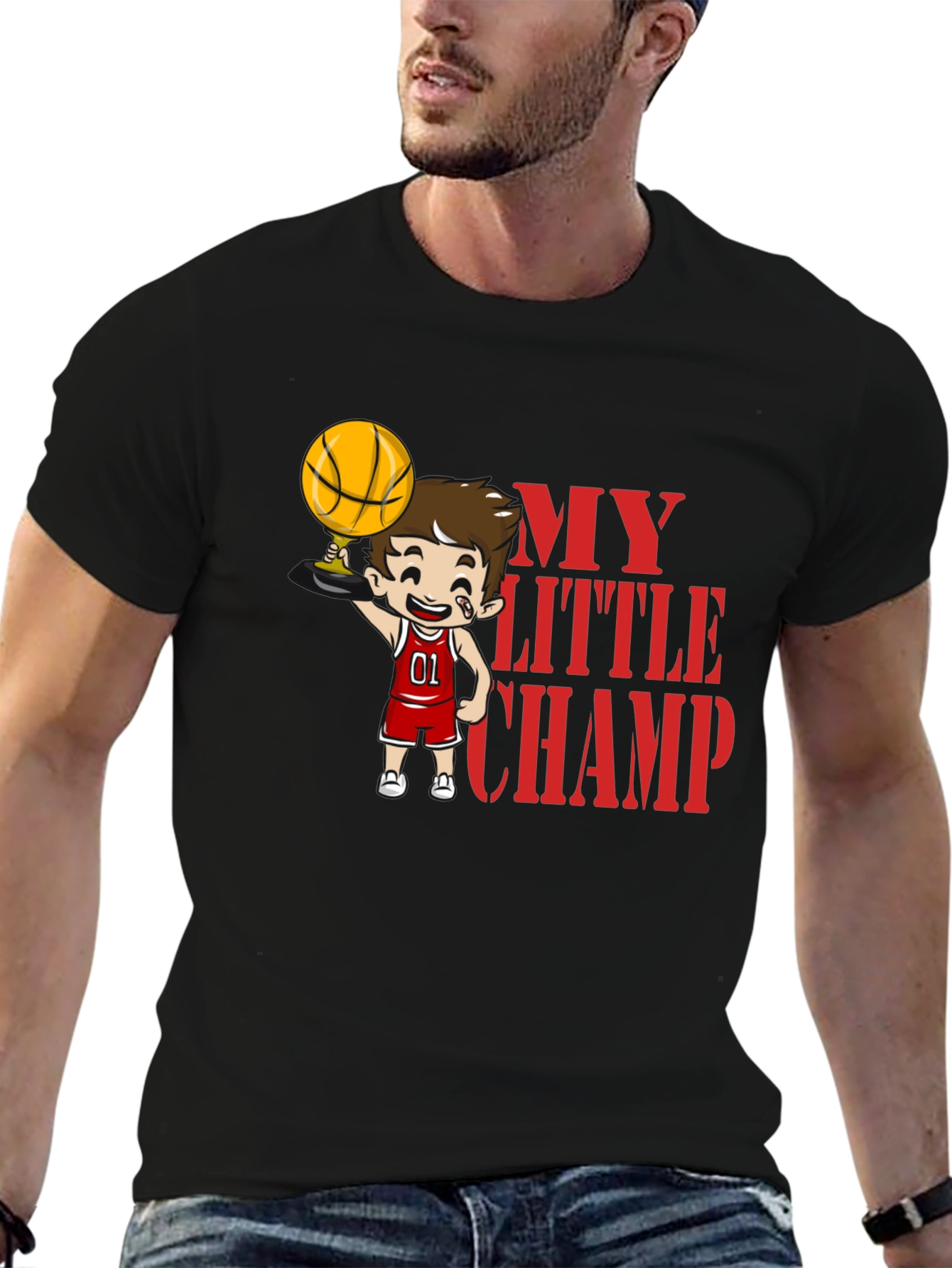 My Little Champ Basketball T-Shirt