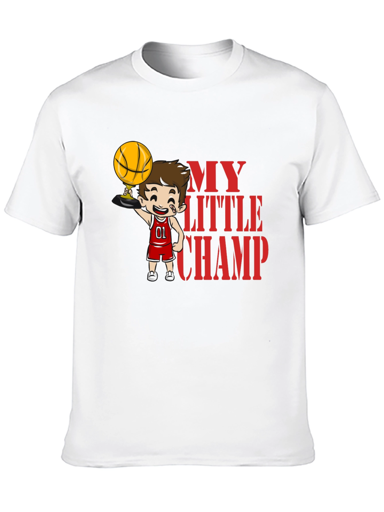 My Little Champ Basketball T-Shirt