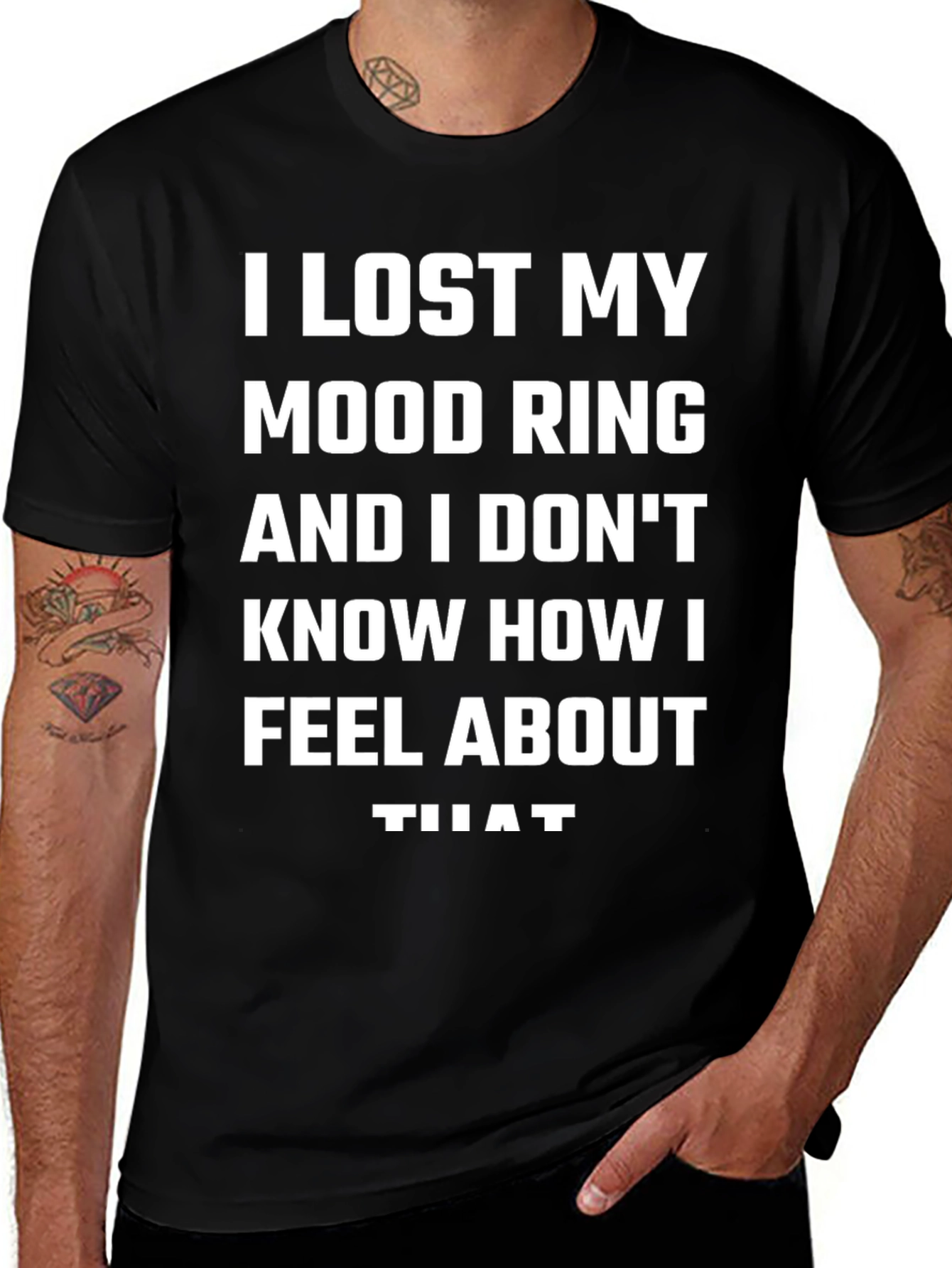 Lost Mood Ring Humor T-Shirt