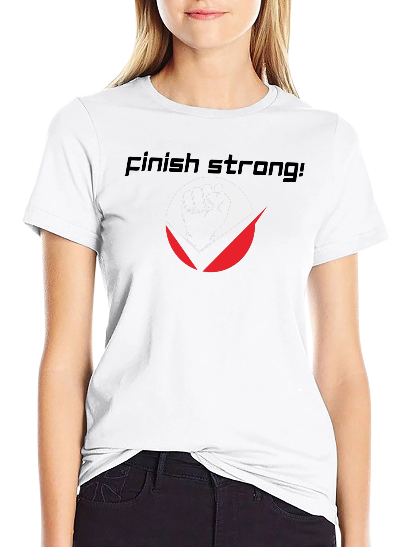 Finish Strong Graphic T-Shirt