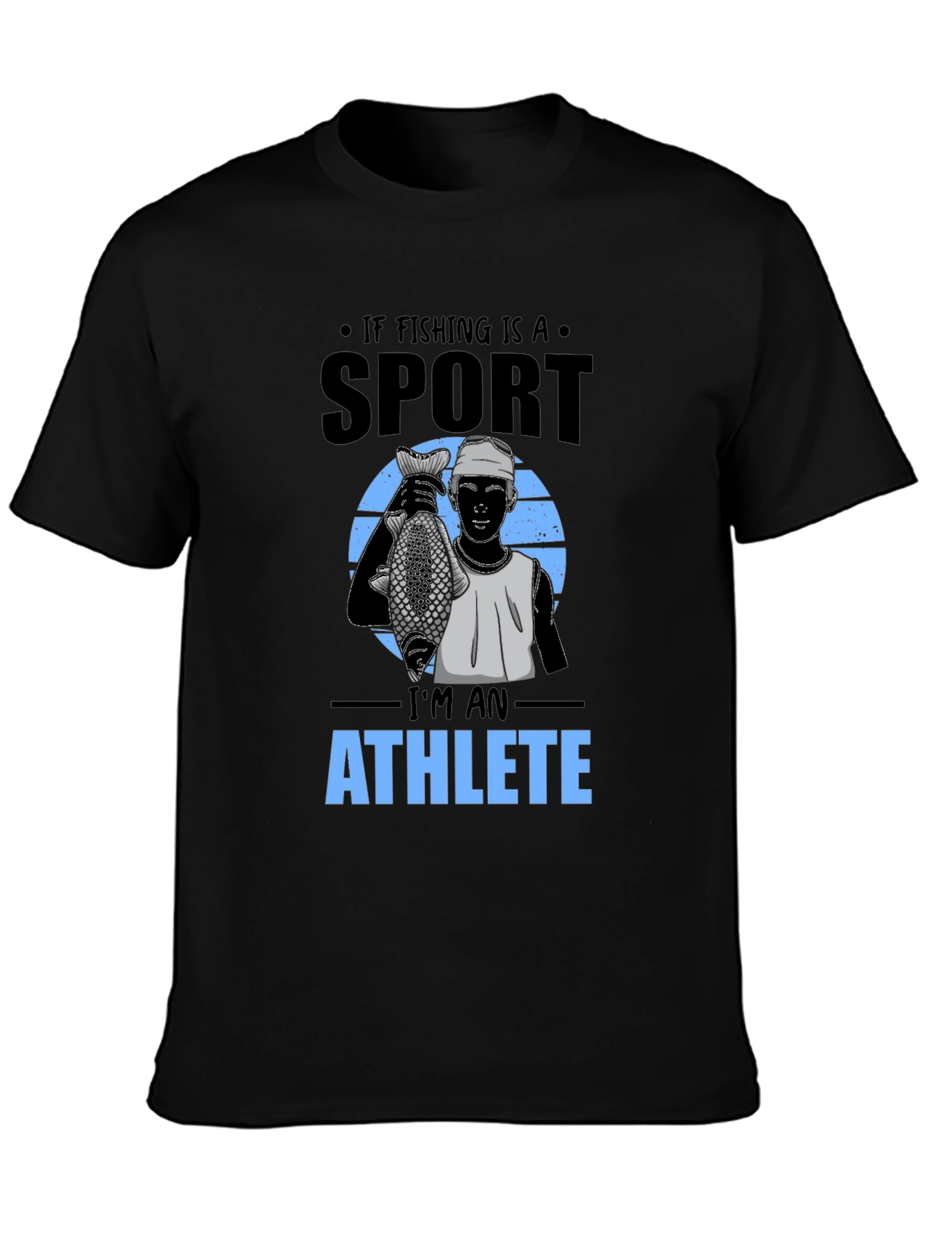 Fishing Sport Athlete Graphic T-Shirt