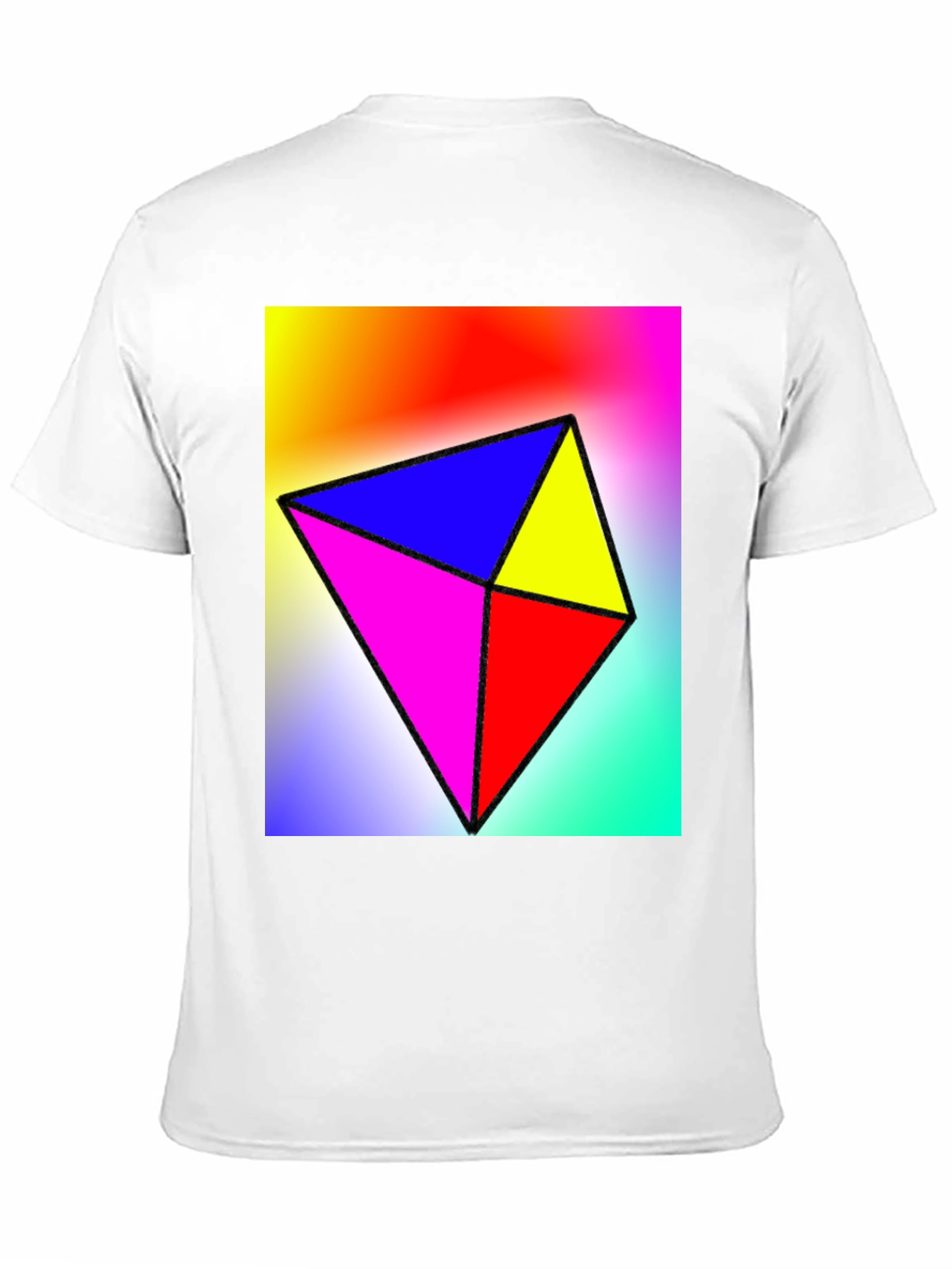 Geometric Color Block Tee