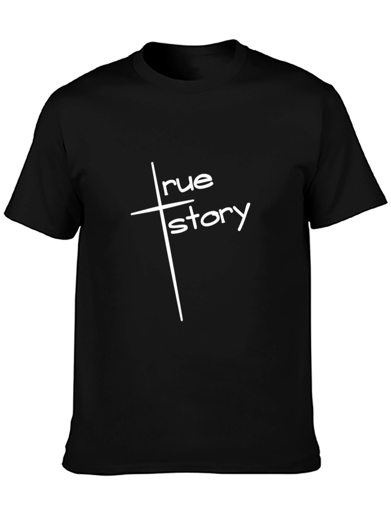 True Story Graphic Black Tee
