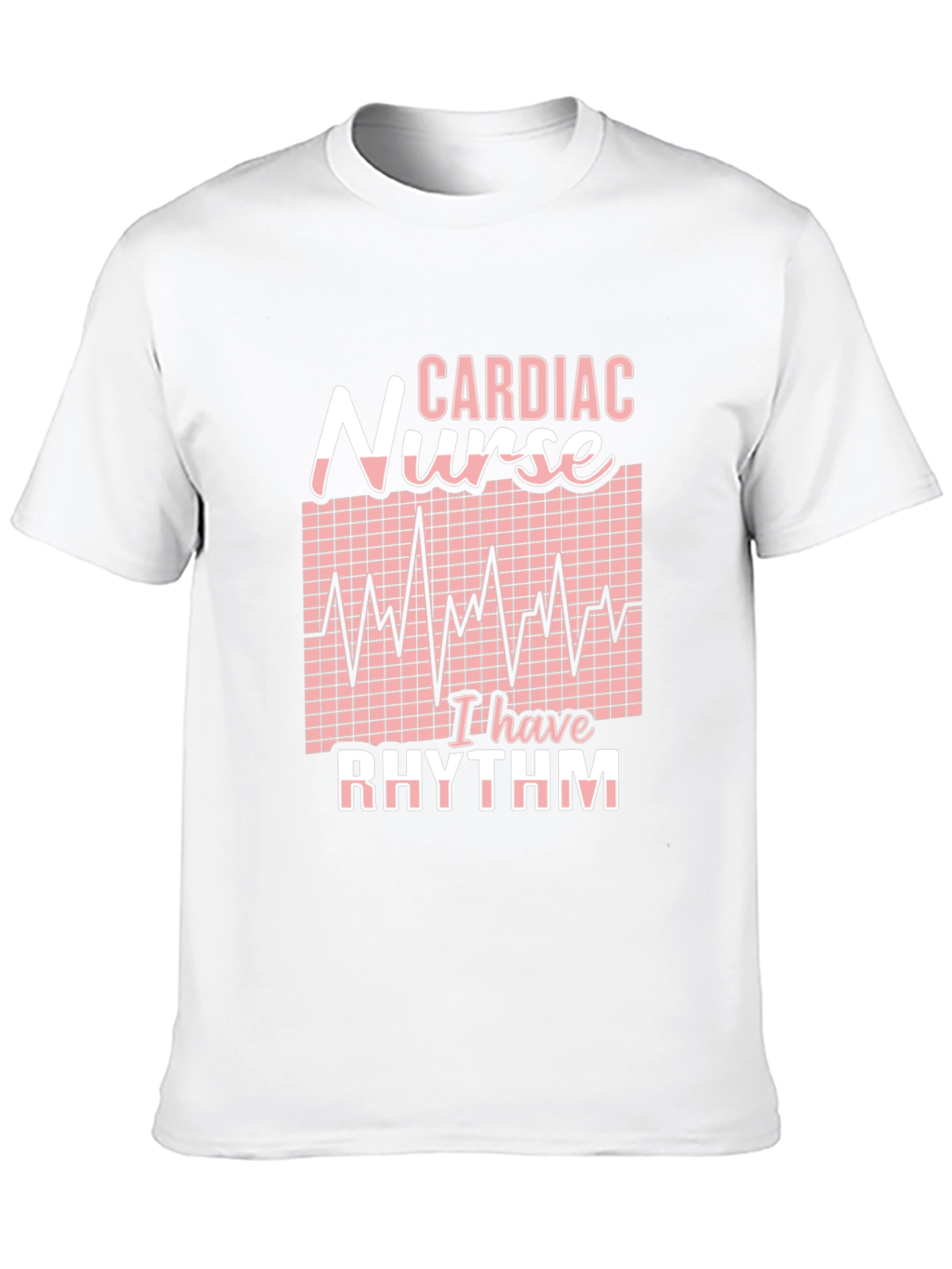 Cardiac Nurse Rhythm Black T-Shirt