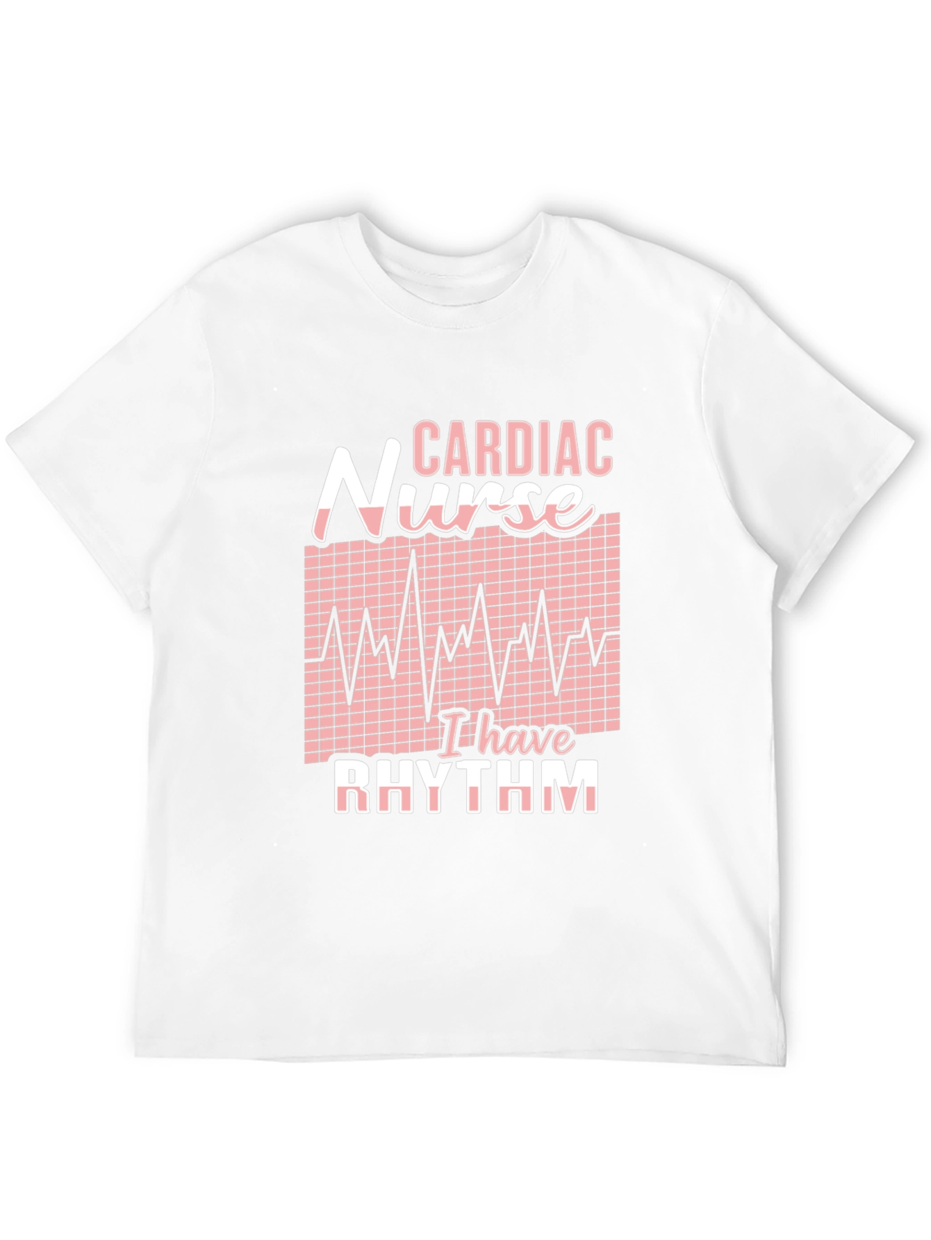 Cardiac Nurse Rhythm Black T-Shirt