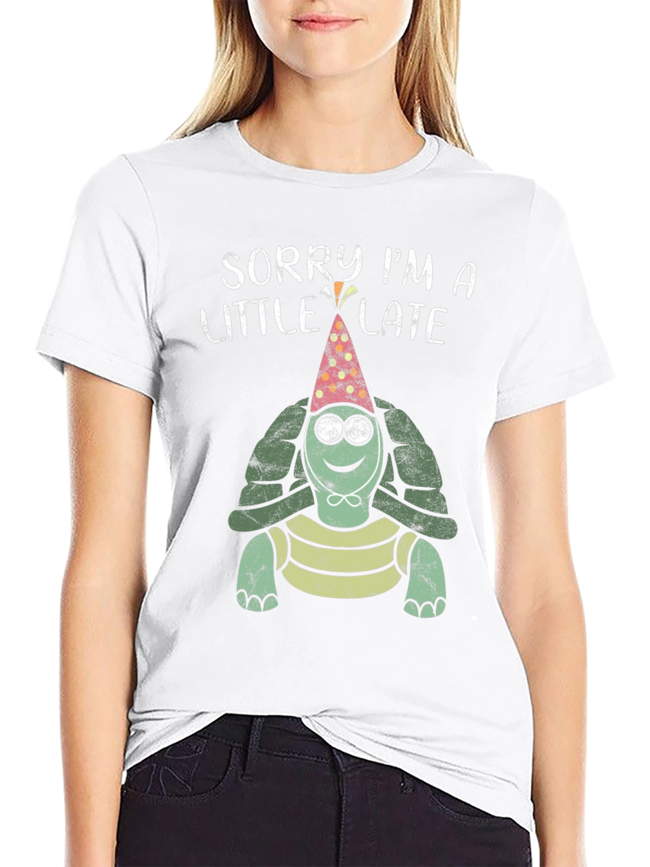 Sorry Im Late Turtle Tee