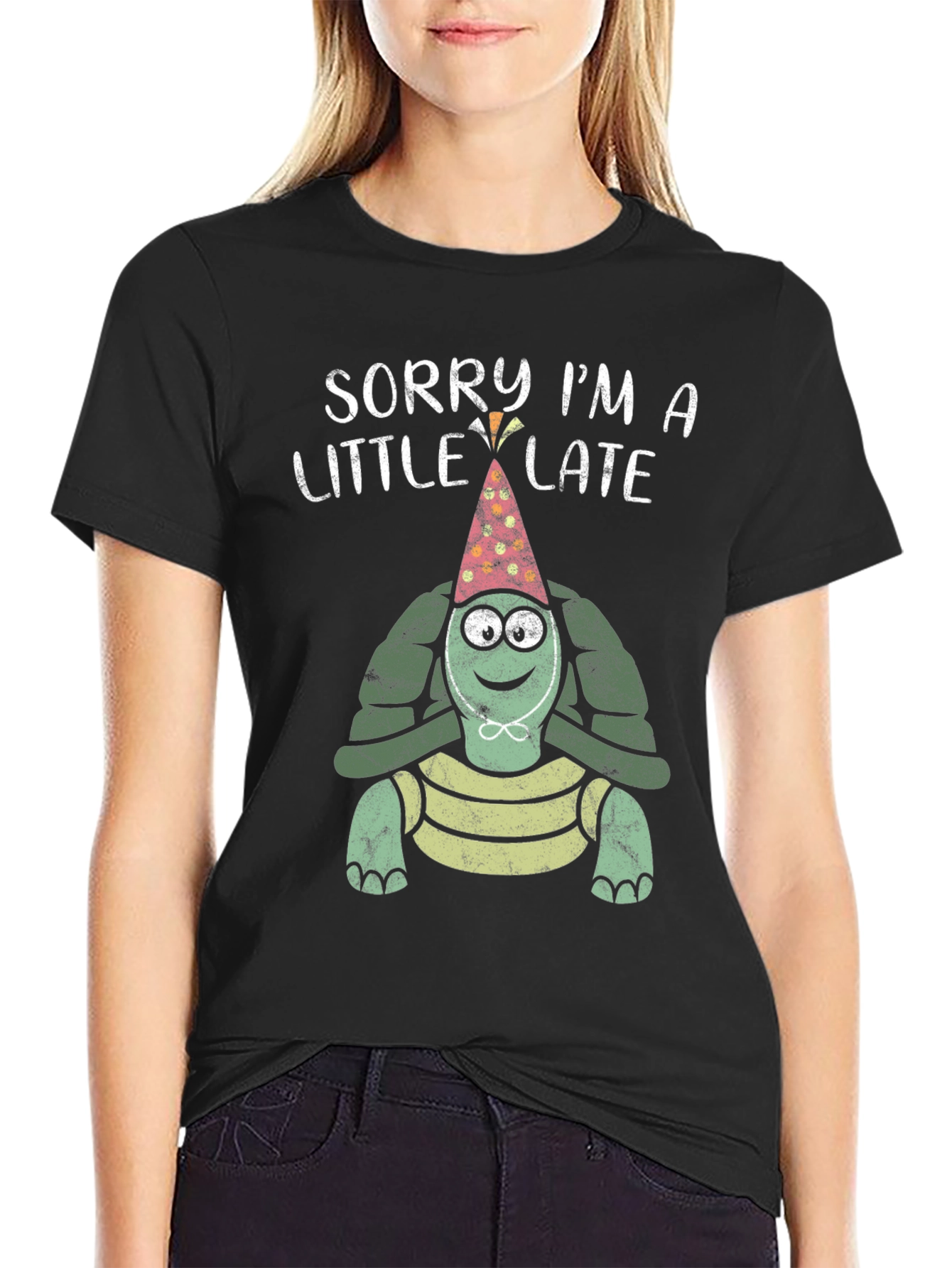 Sorry Im Late Turtle Tee