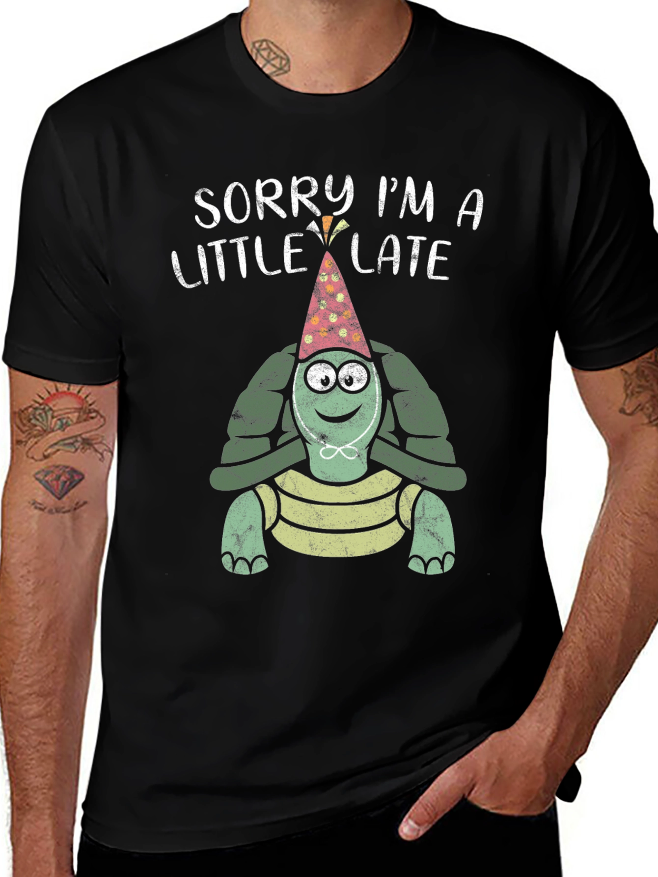 Sorry Im Late Turtle Tee