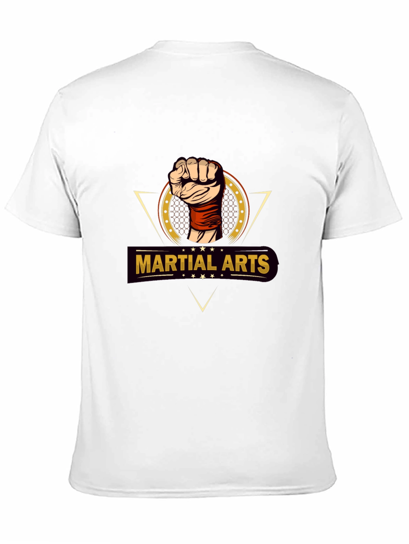 Martial Arts Fist Graphic T-Shirt - Black