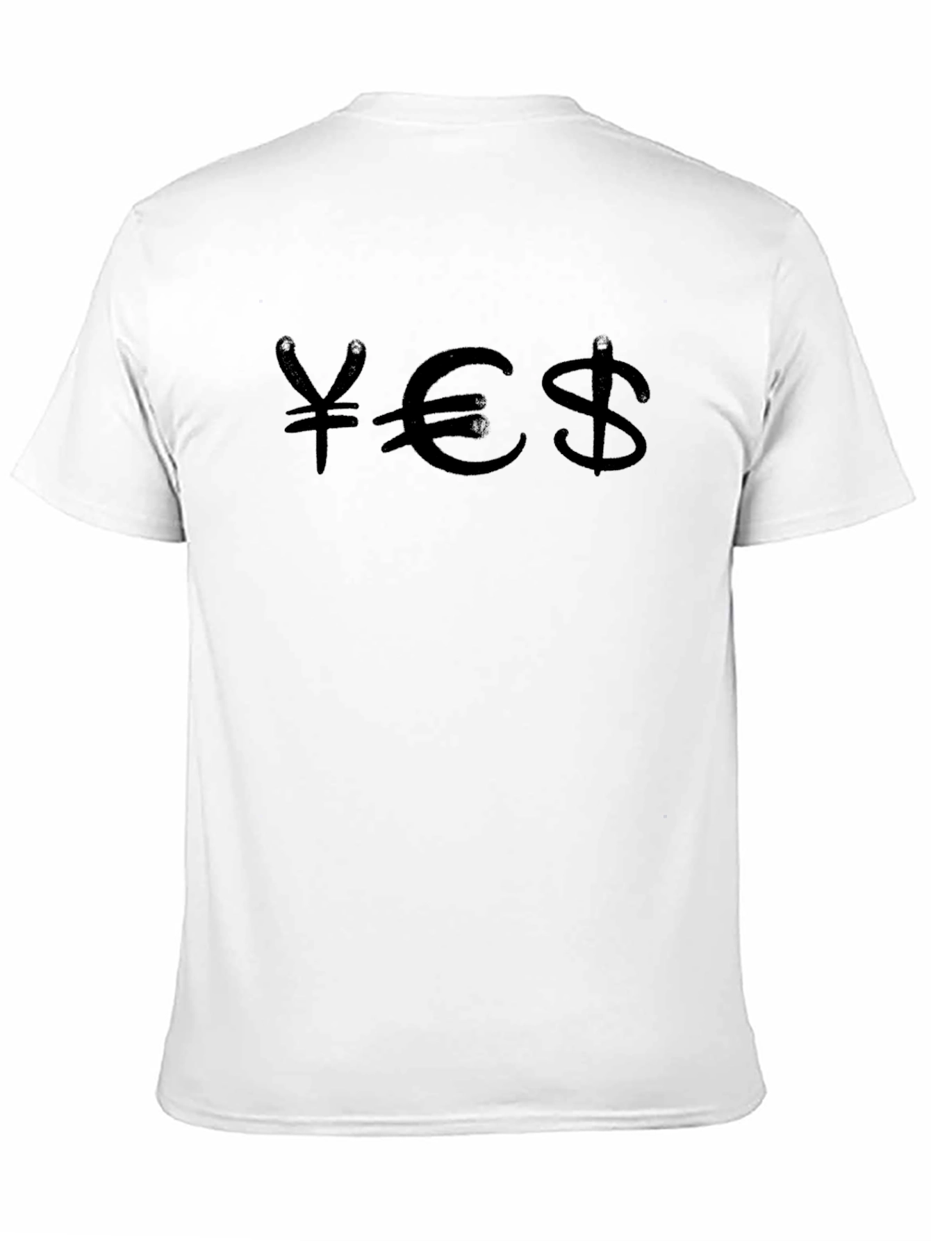Money Symbol Graphic Tee - Black