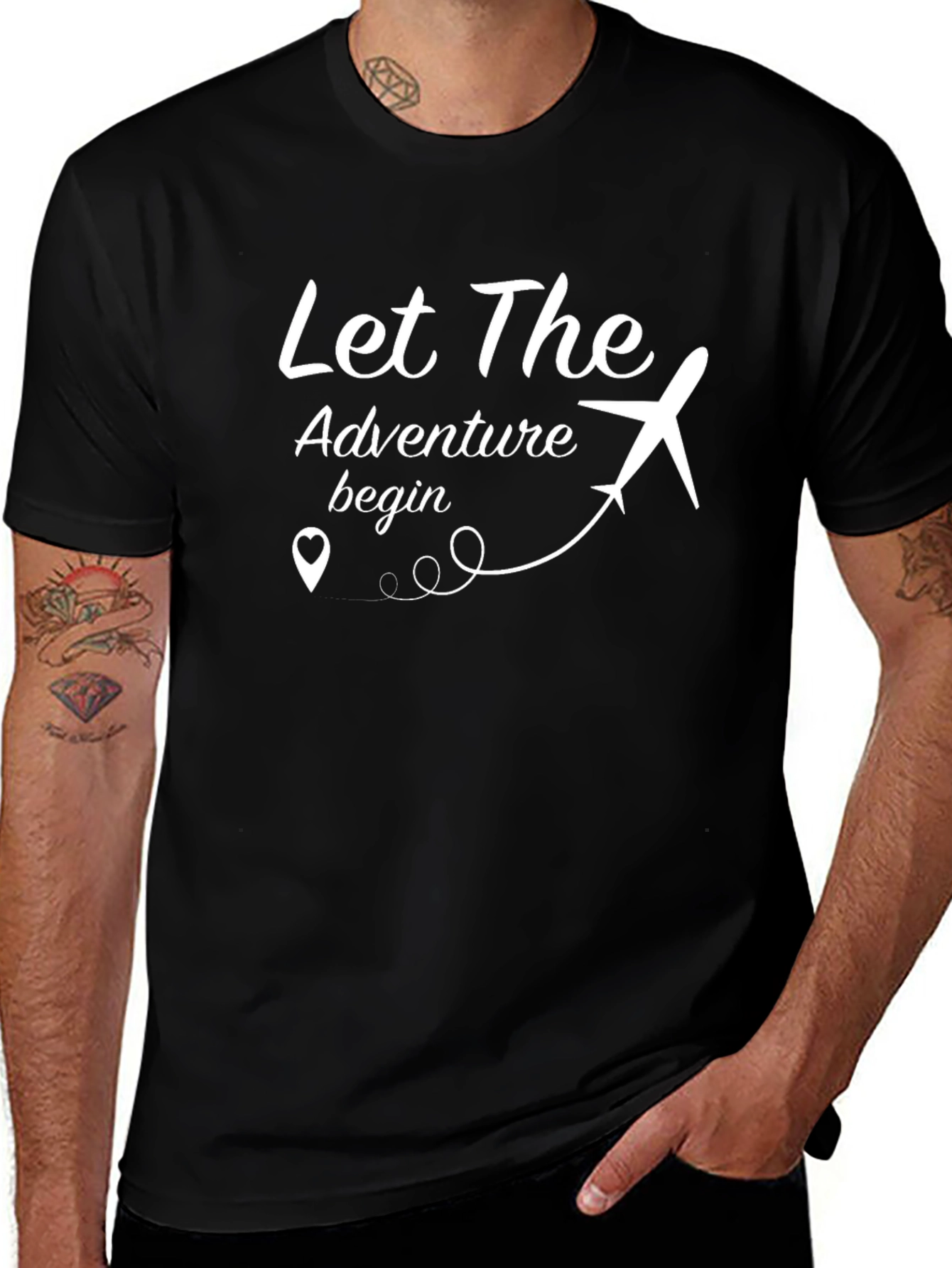 Adventure Begins T-Shirt - Travel Tee