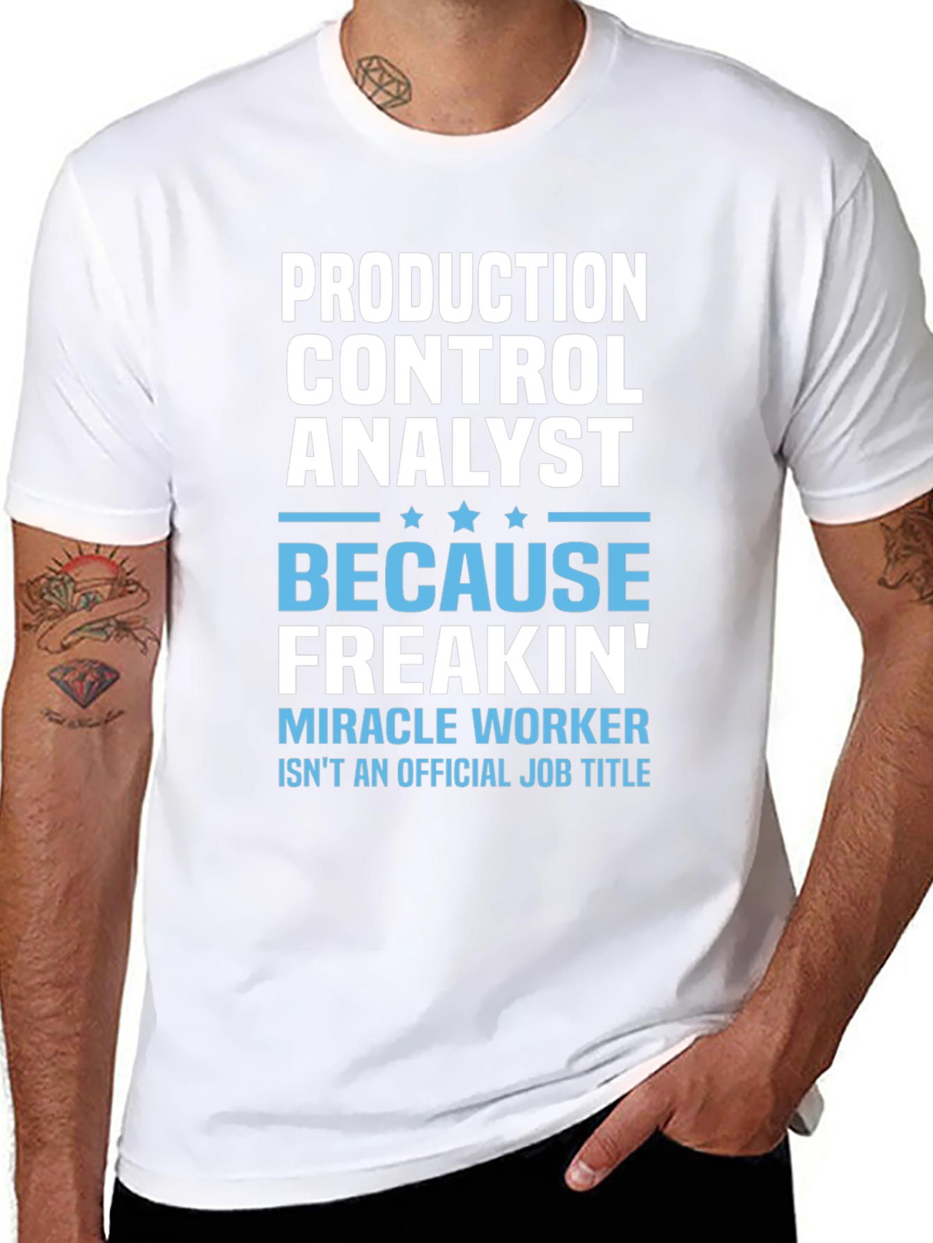 Production Control Analyst Novelty Graphic T-Shirt
