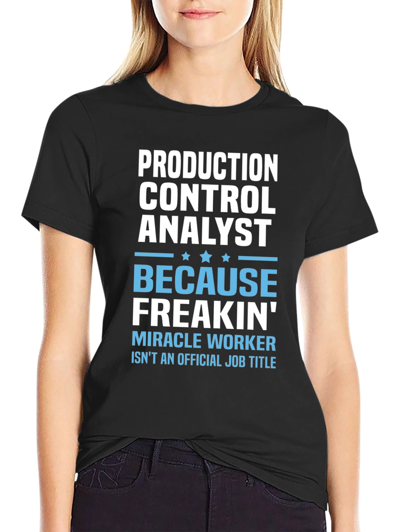 Production Control Analyst Novelty Graphic T-Shirt