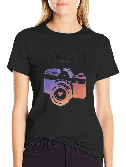 Las Vegas Camera Graphic Tee