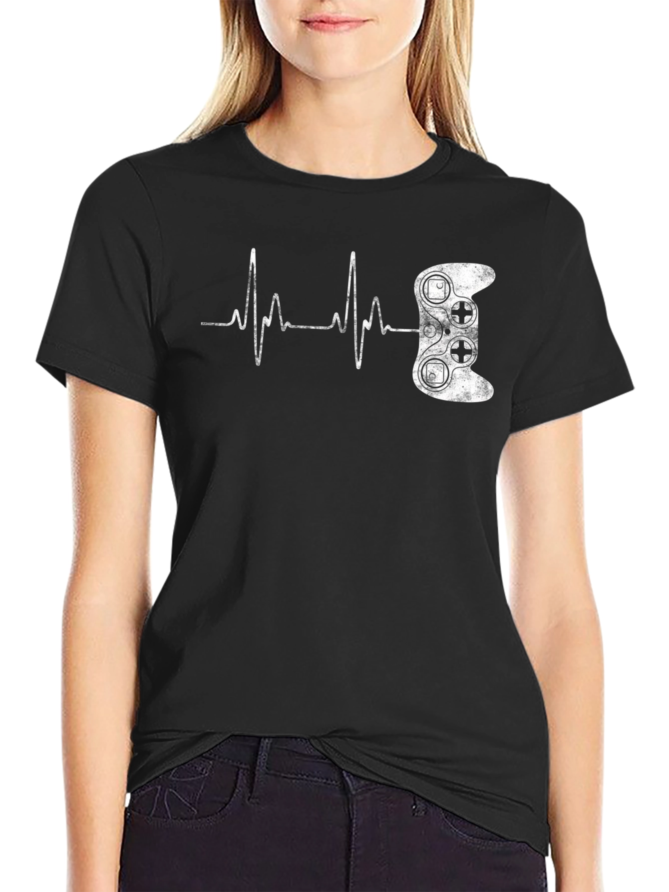 Gamer Heartbeat T-Shirt - Controller Design