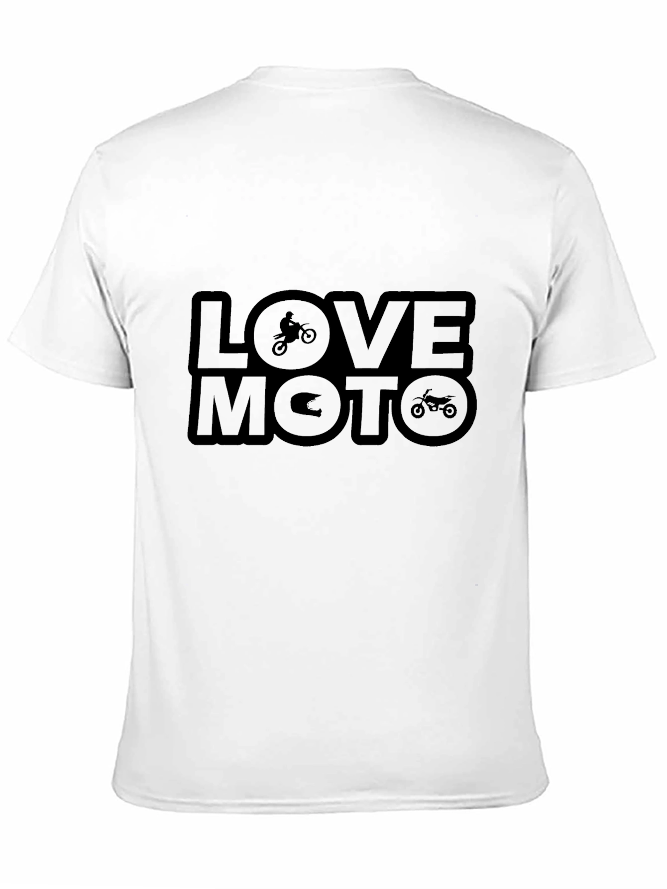 Love Moto Black Graphic Tee