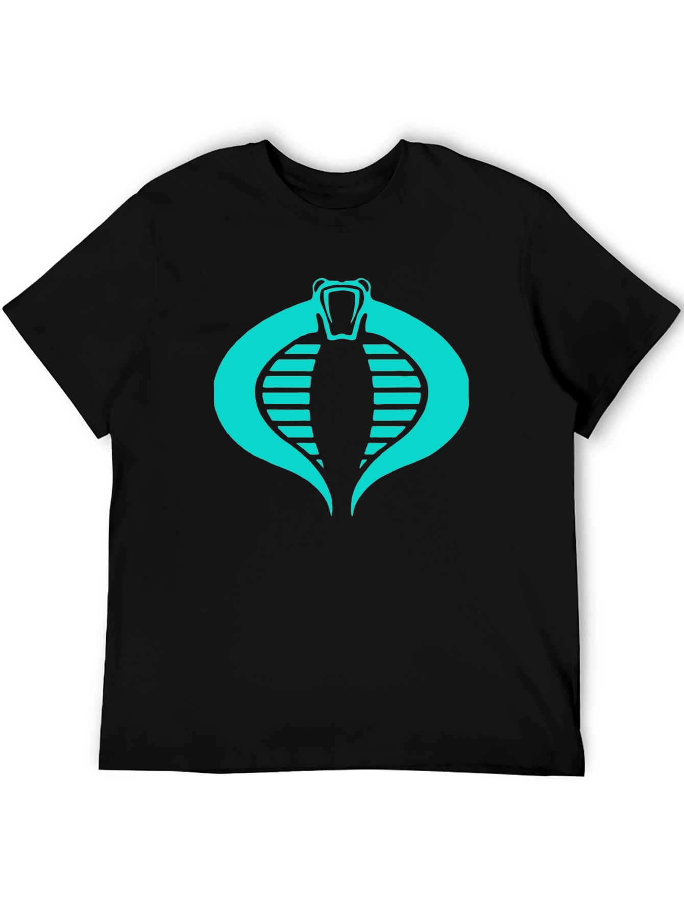 Cobra Logo Black T-Shirt - Classic Design