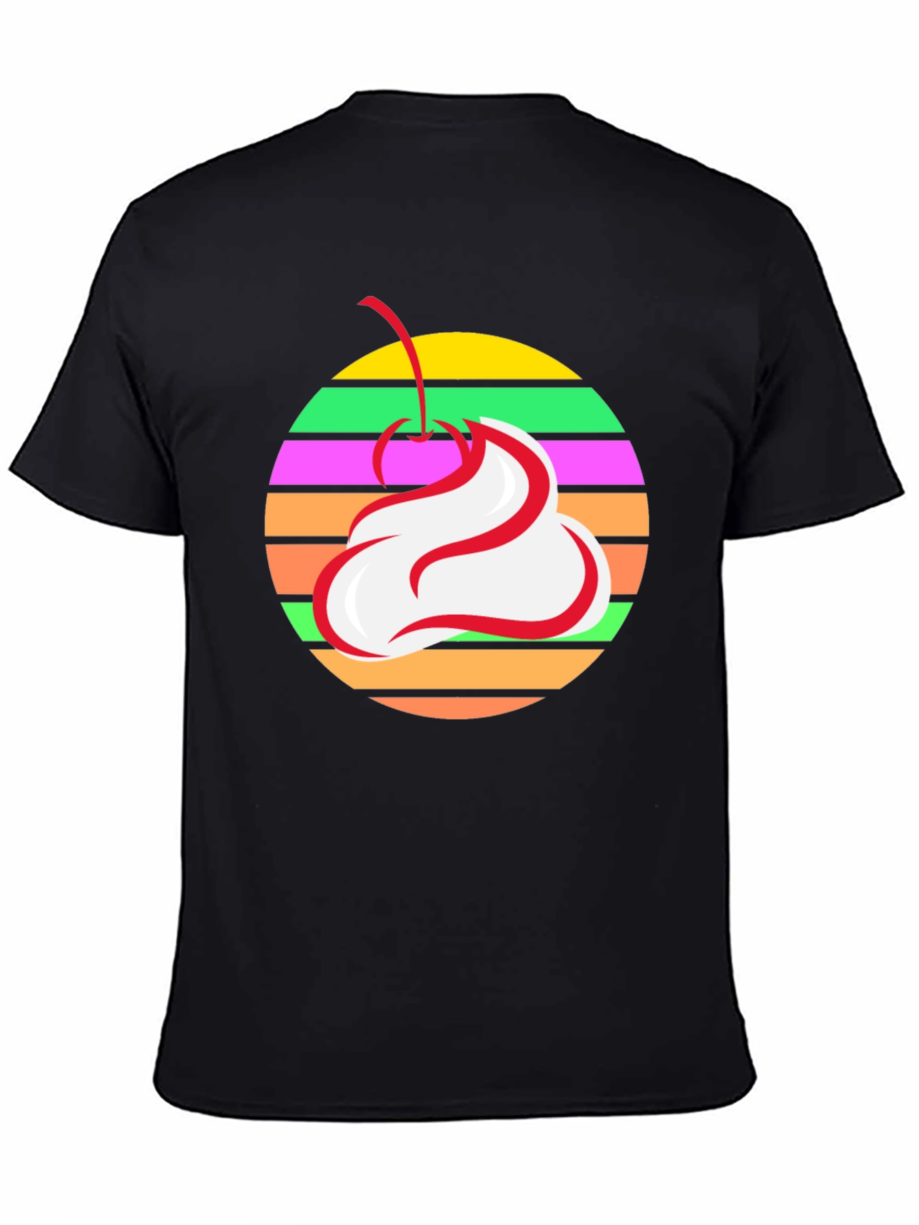 Retro Cherry Whipped Cream T-Shirt