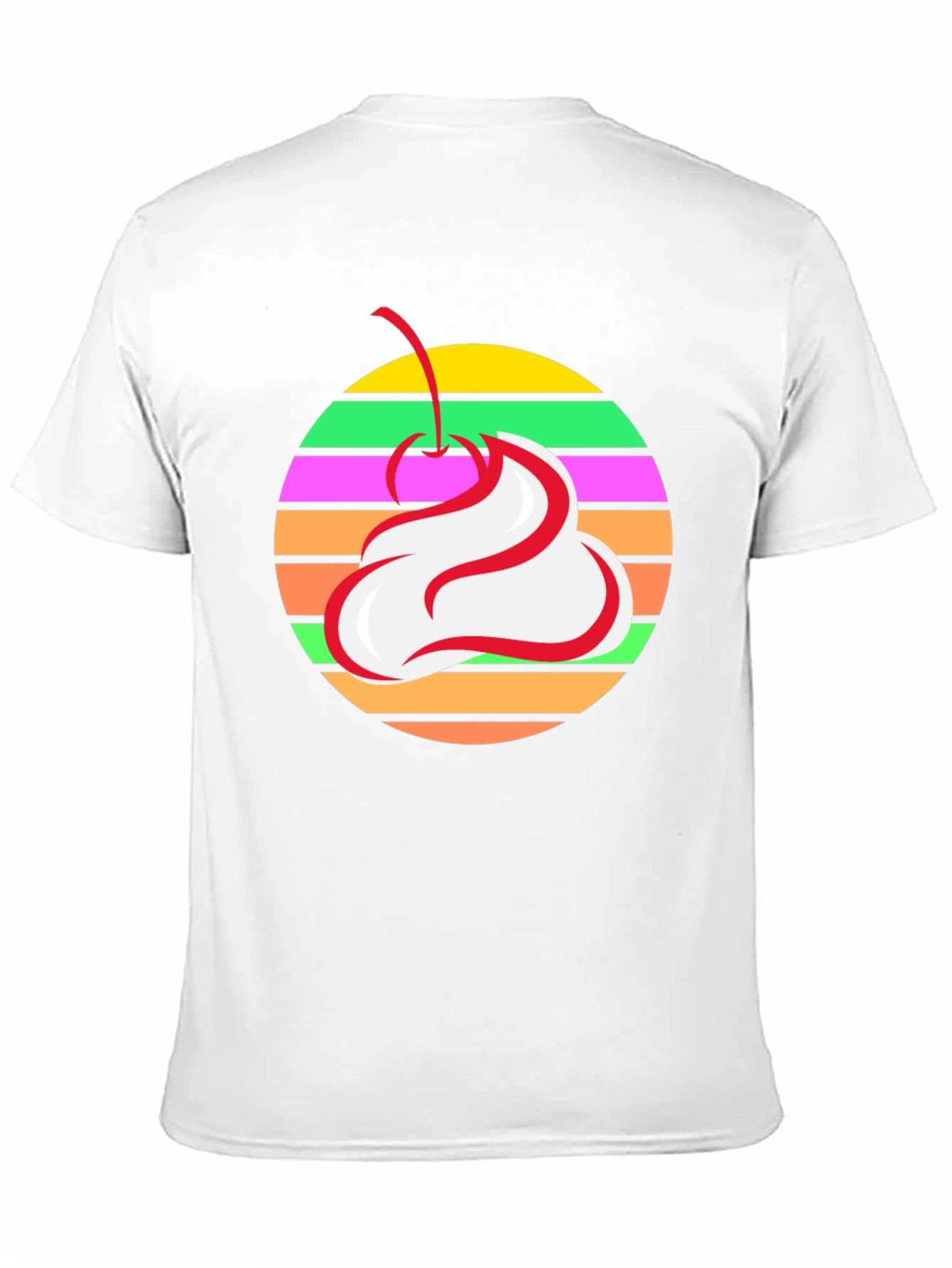 Retro Cherry Whipped Cream T-Shirt