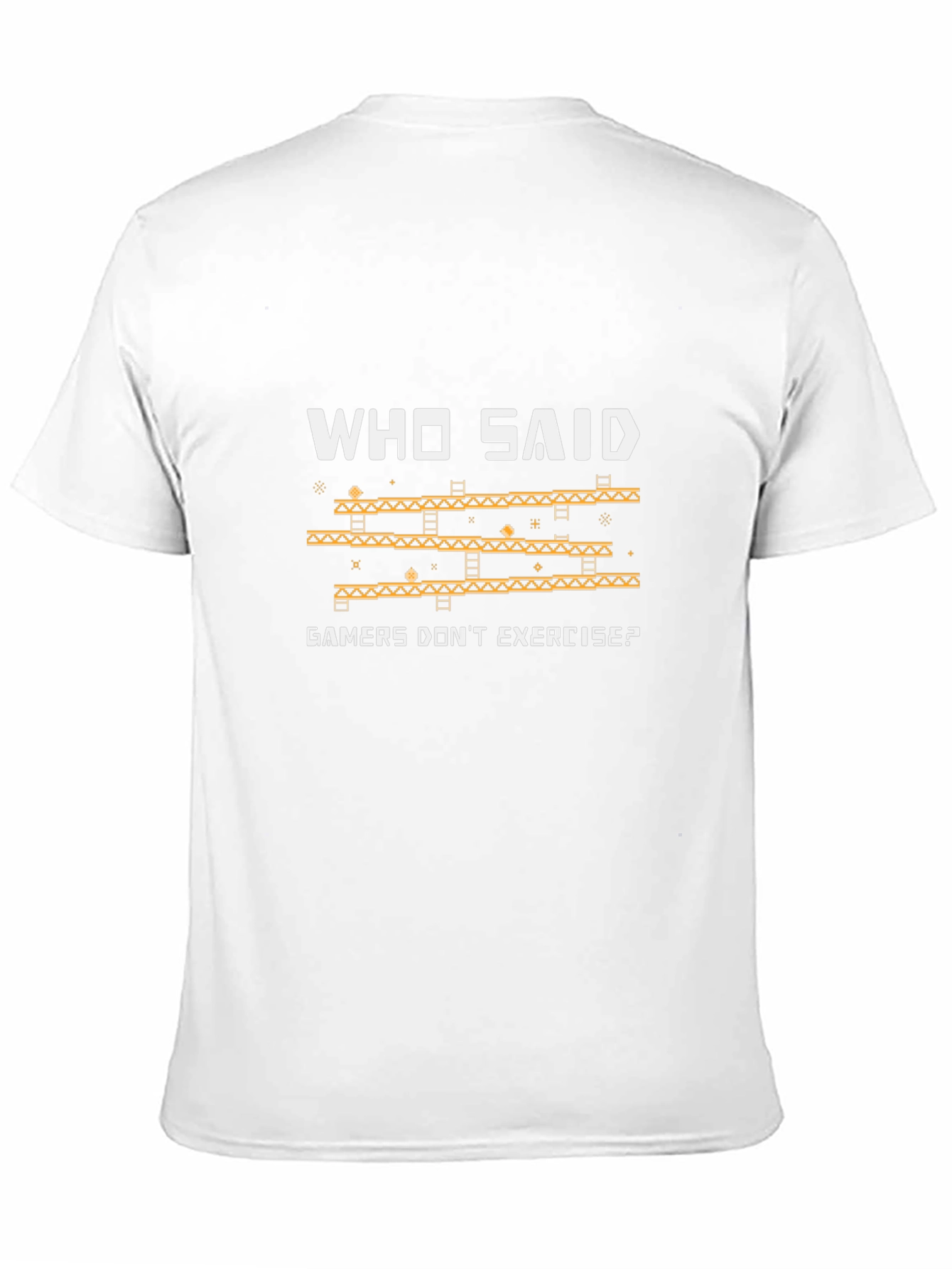 Gamers Exercise Graphic T-Shirt - Black