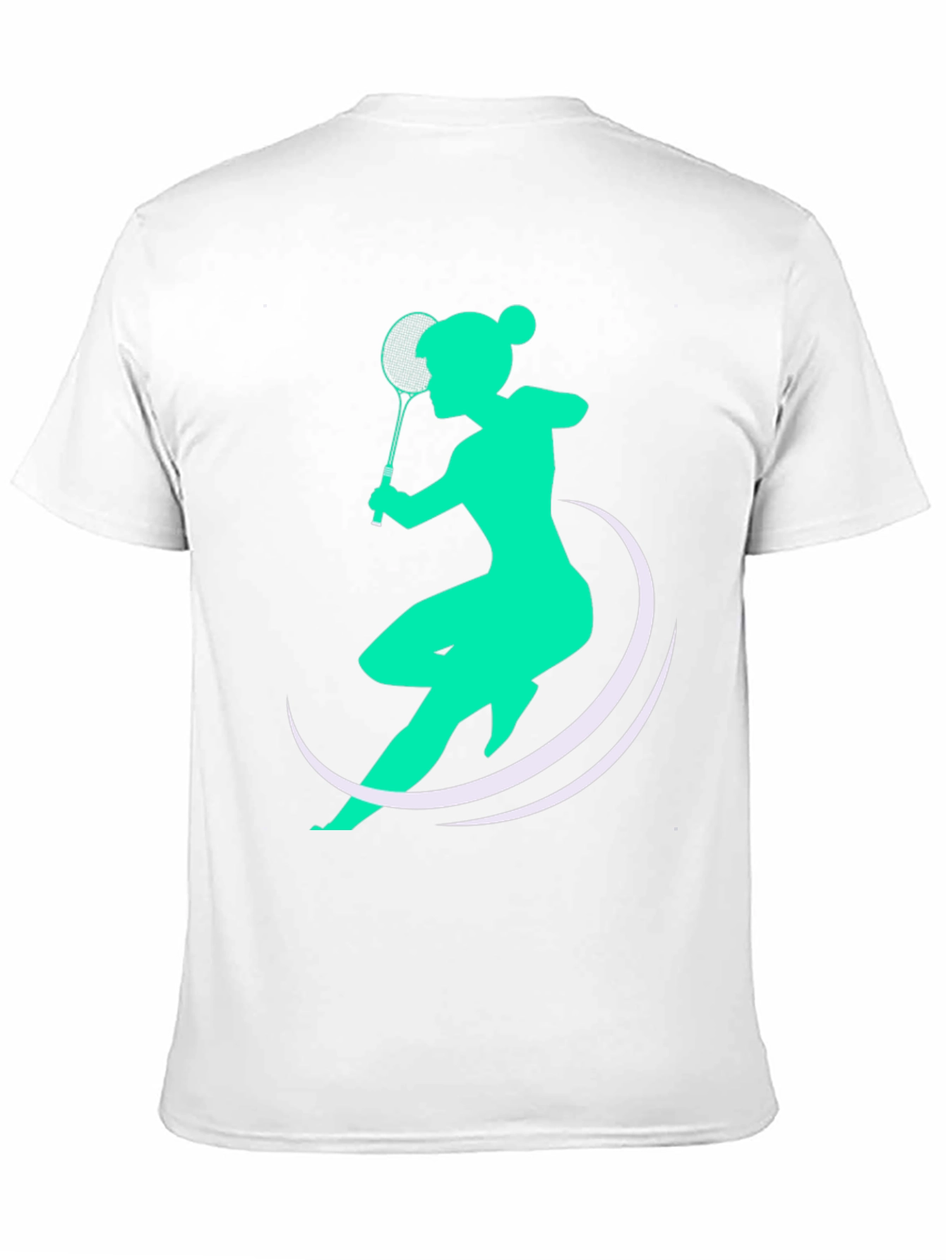 Badminton Player Graphic Tee - Stylish Sport T-Shirt