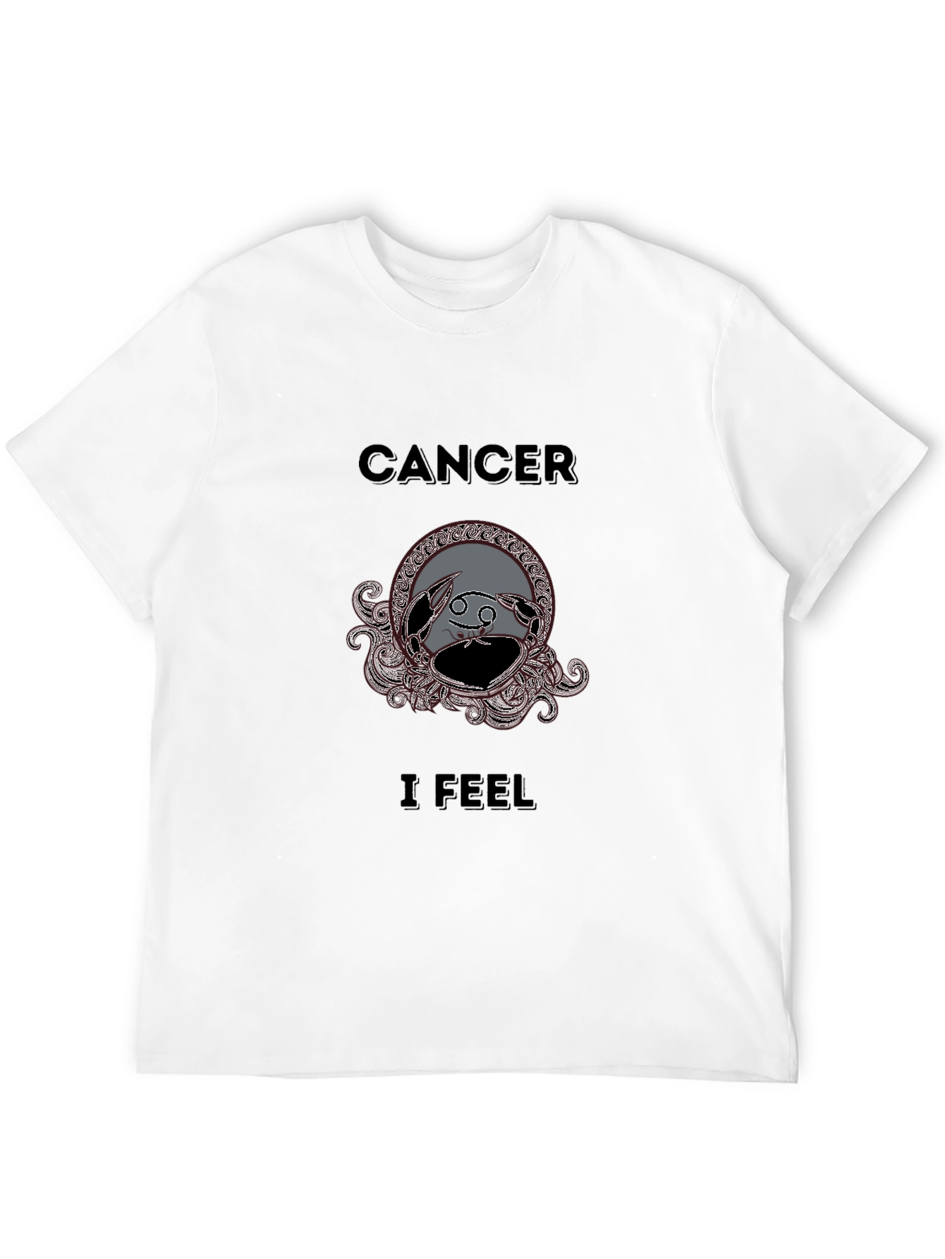 Cancer Zodiac Graphic Tee - I Feel Black T-Shirt