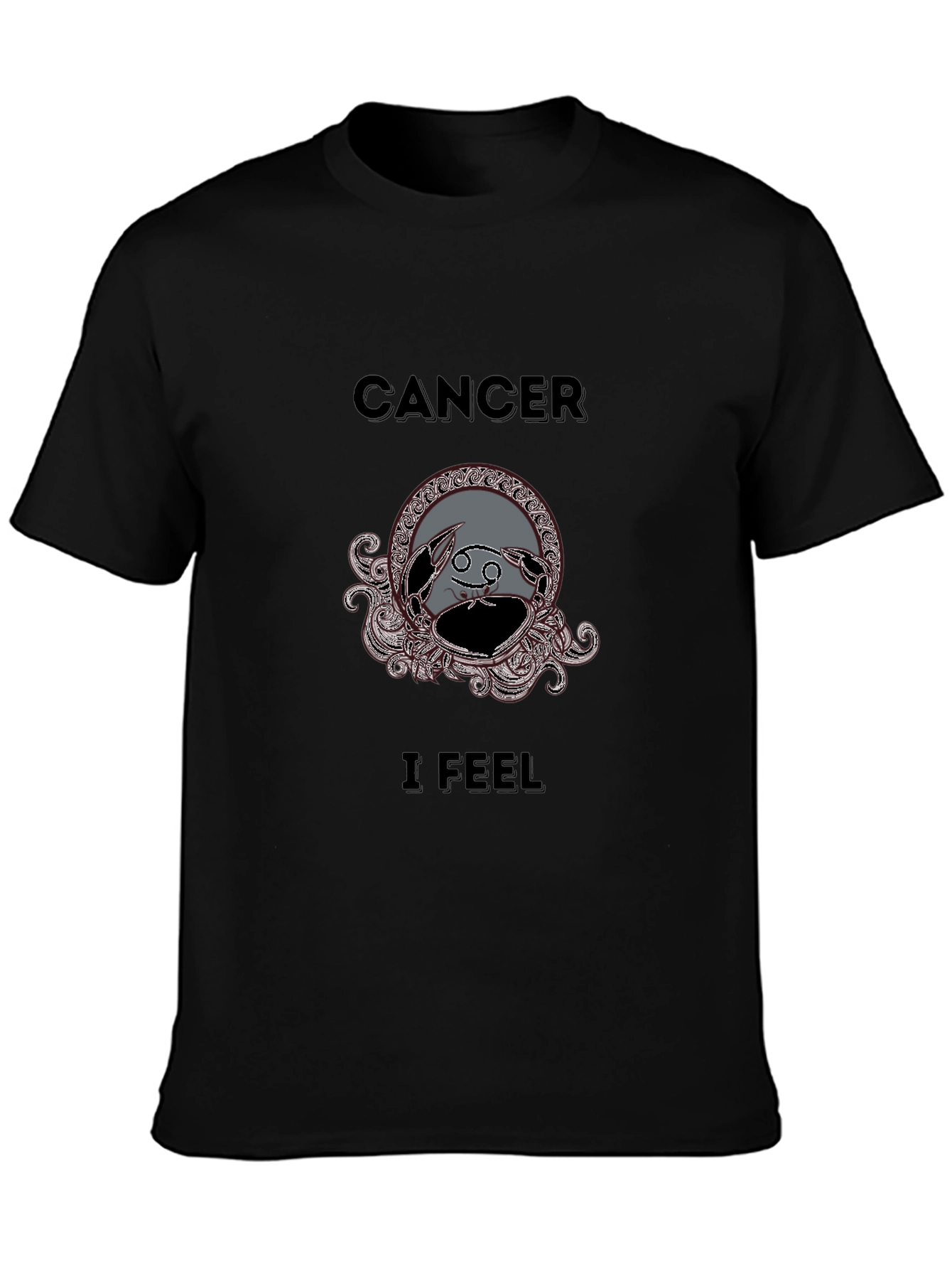 Cancer Zodiac Graphic Tee - I Feel Black T-Shirt