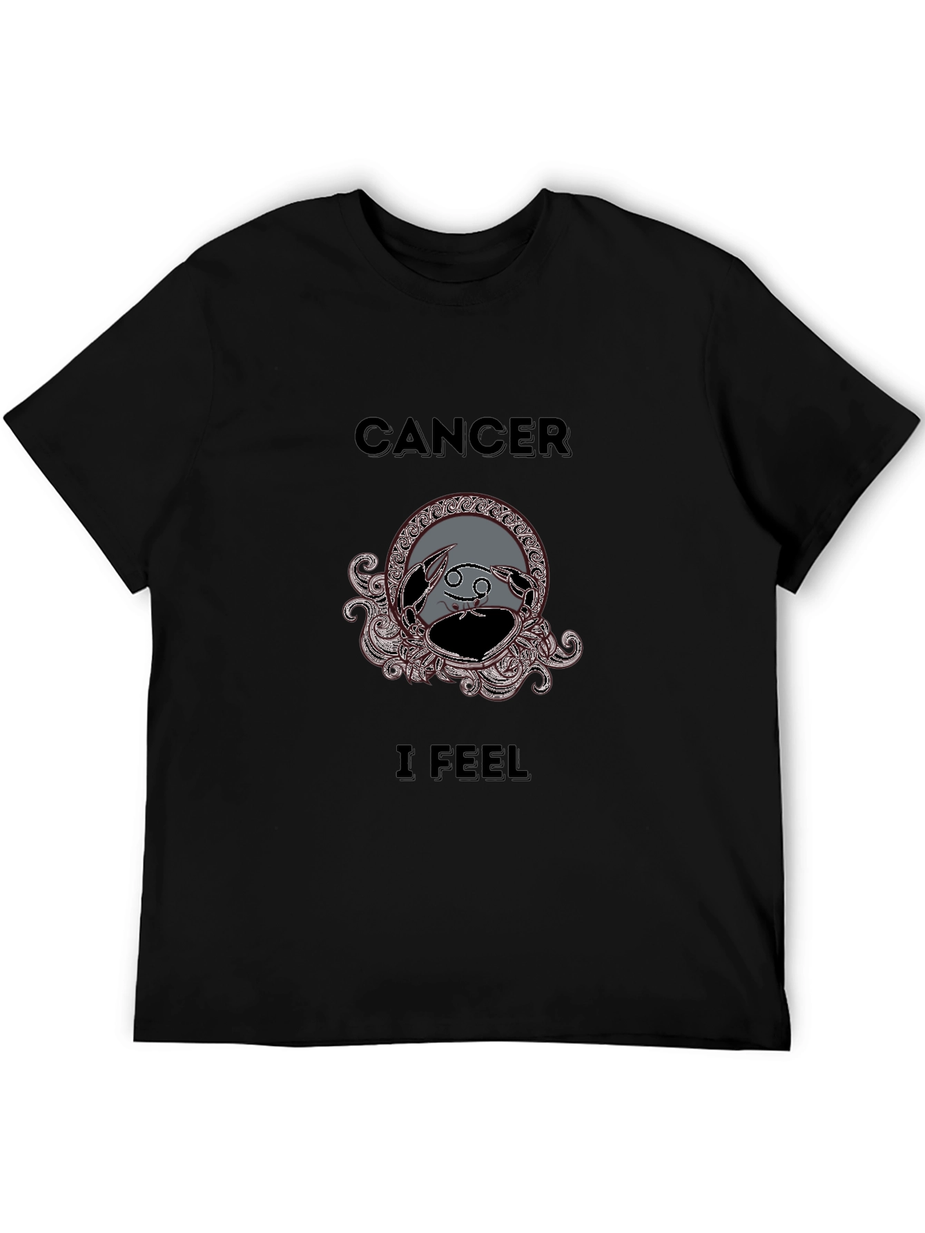 Cancer Zodiac Graphic Tee - I Feel Black T-Shirt