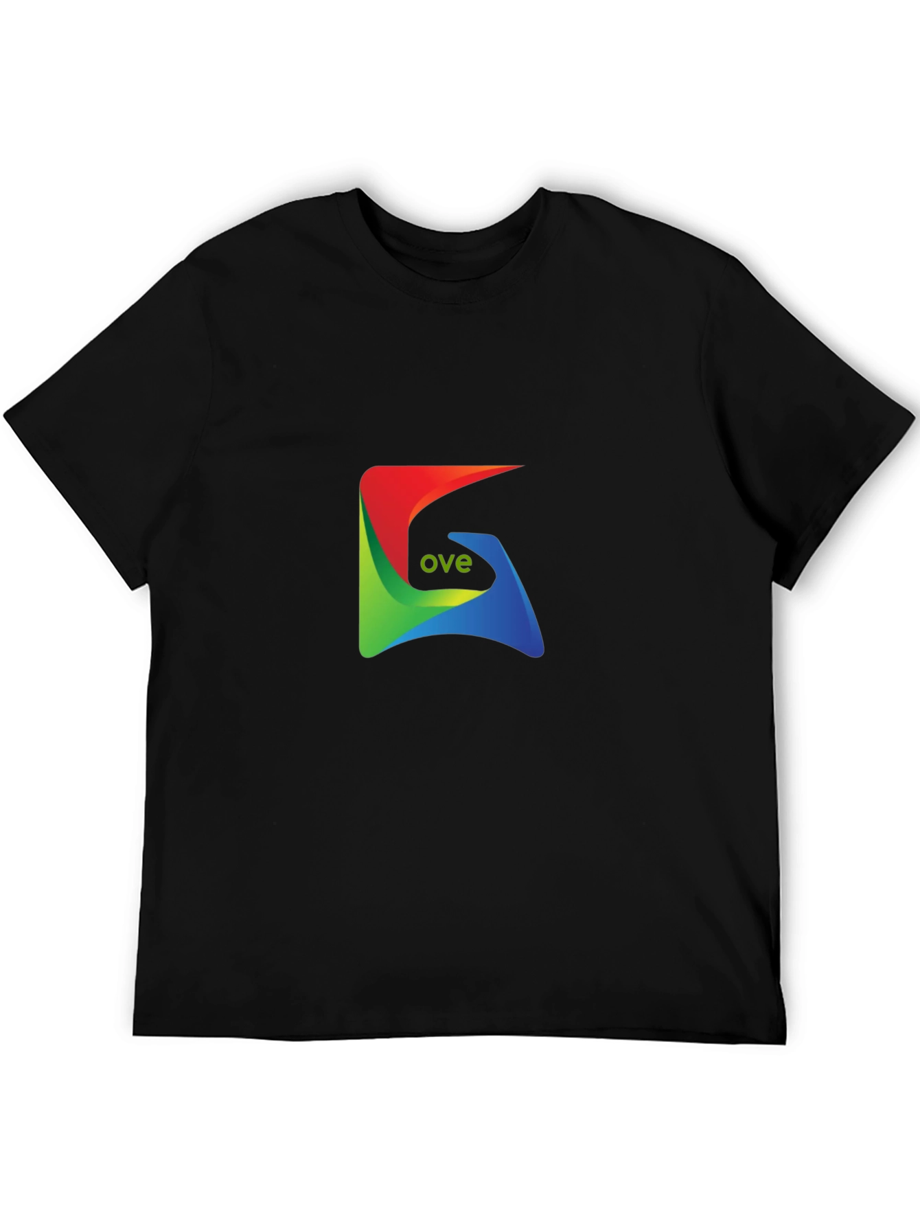 Modern Ove Logo Black T-Shirt - Mens Fashion