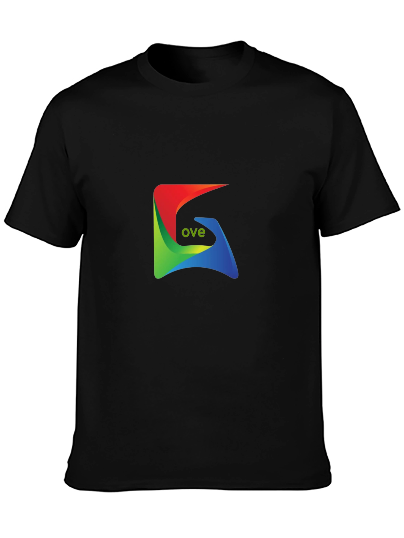 Modern Ove Logo Black T-Shirt - Mens Fashion