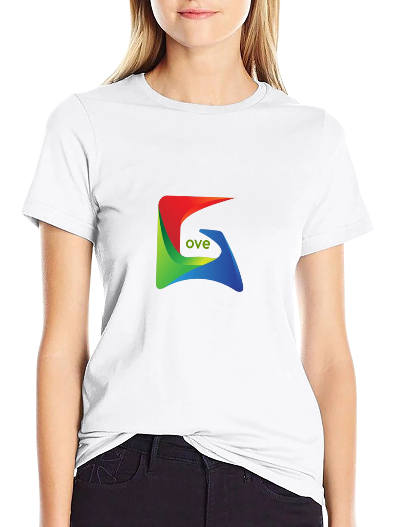 Modern Ove Logo Black T-Shirt - Mens Fashion