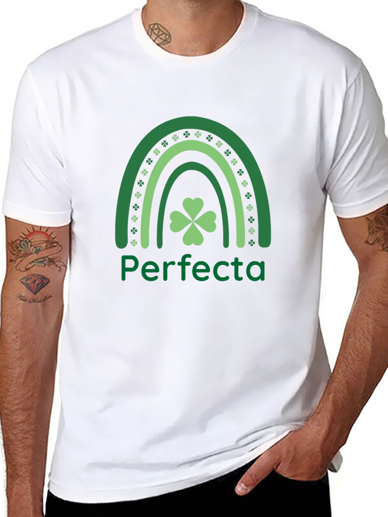 Perfecta St. Patricks Day Rainbow T-Shirt