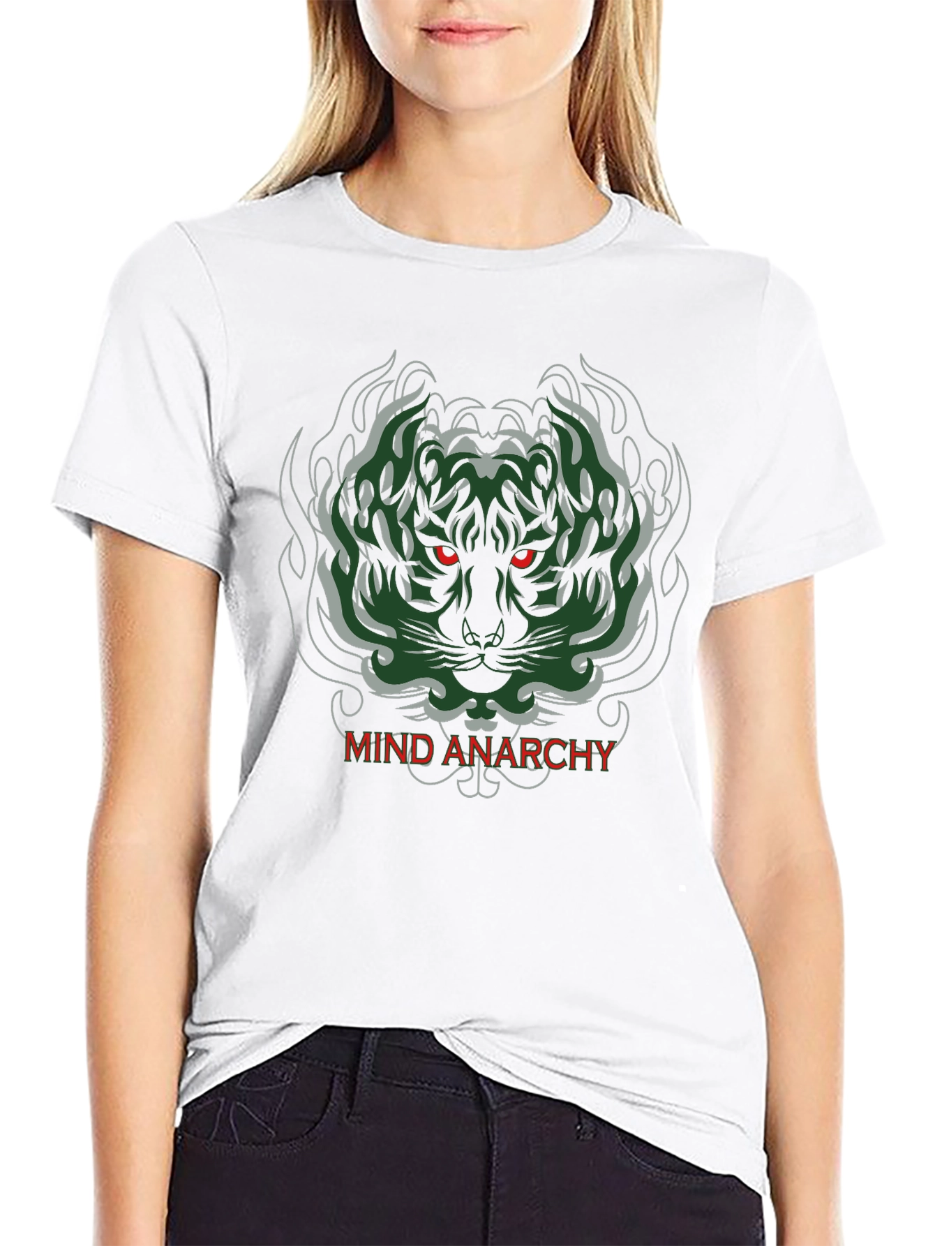 Mind Anarchy Tiger Graphic T-Shirt