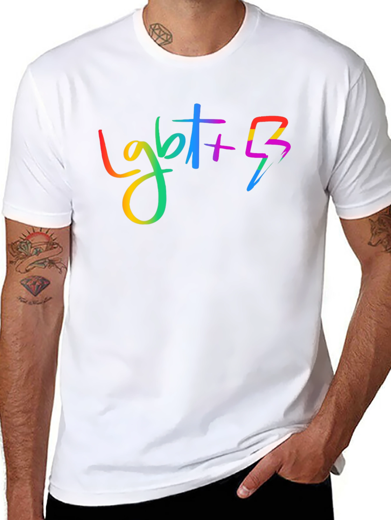 LGBT Pride Rainbow Graphic Tee