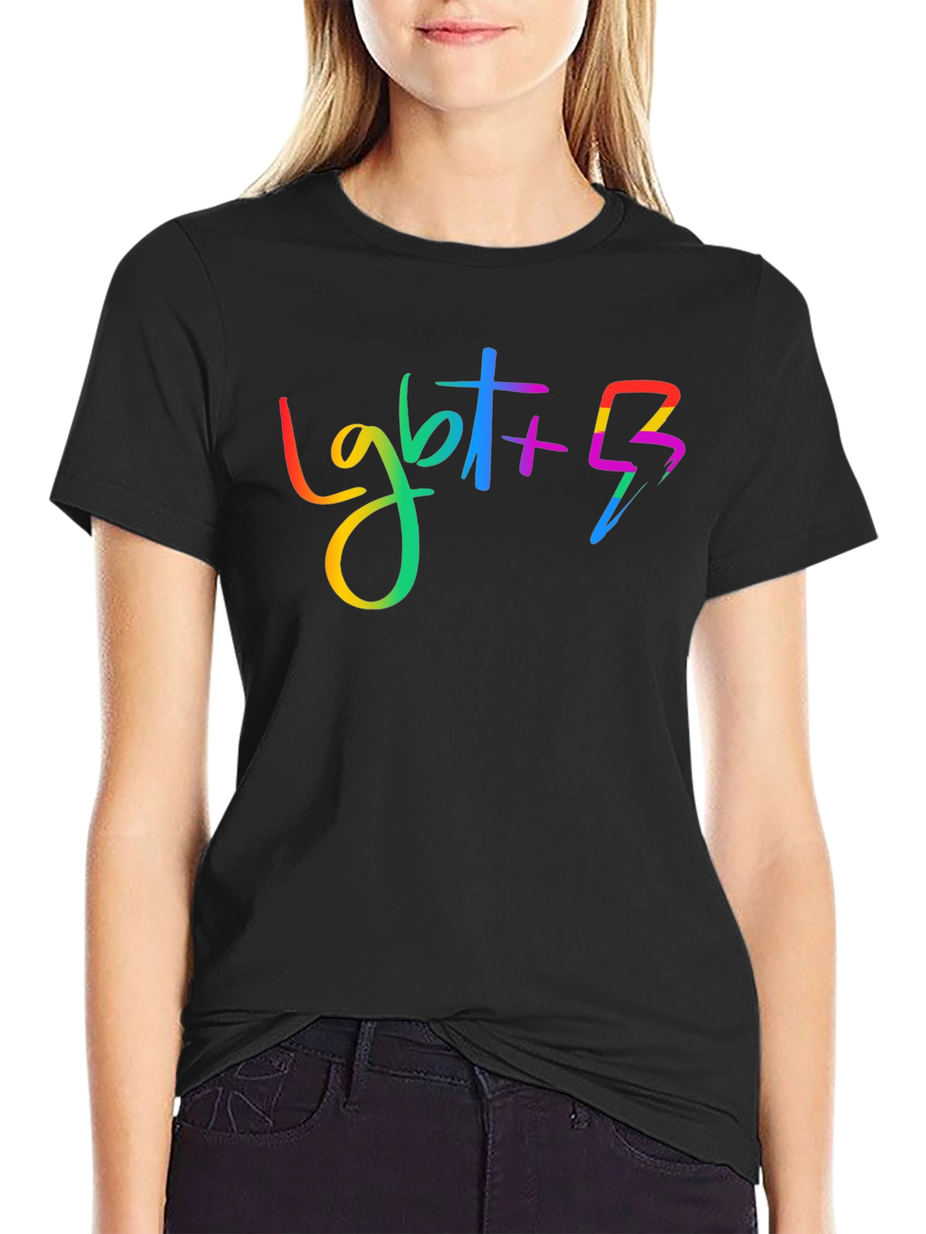 LGBT Pride Rainbow Graphic Tee