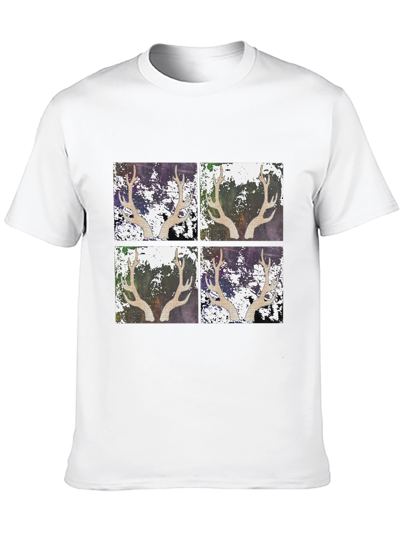 Antler Art Black T-Shirt