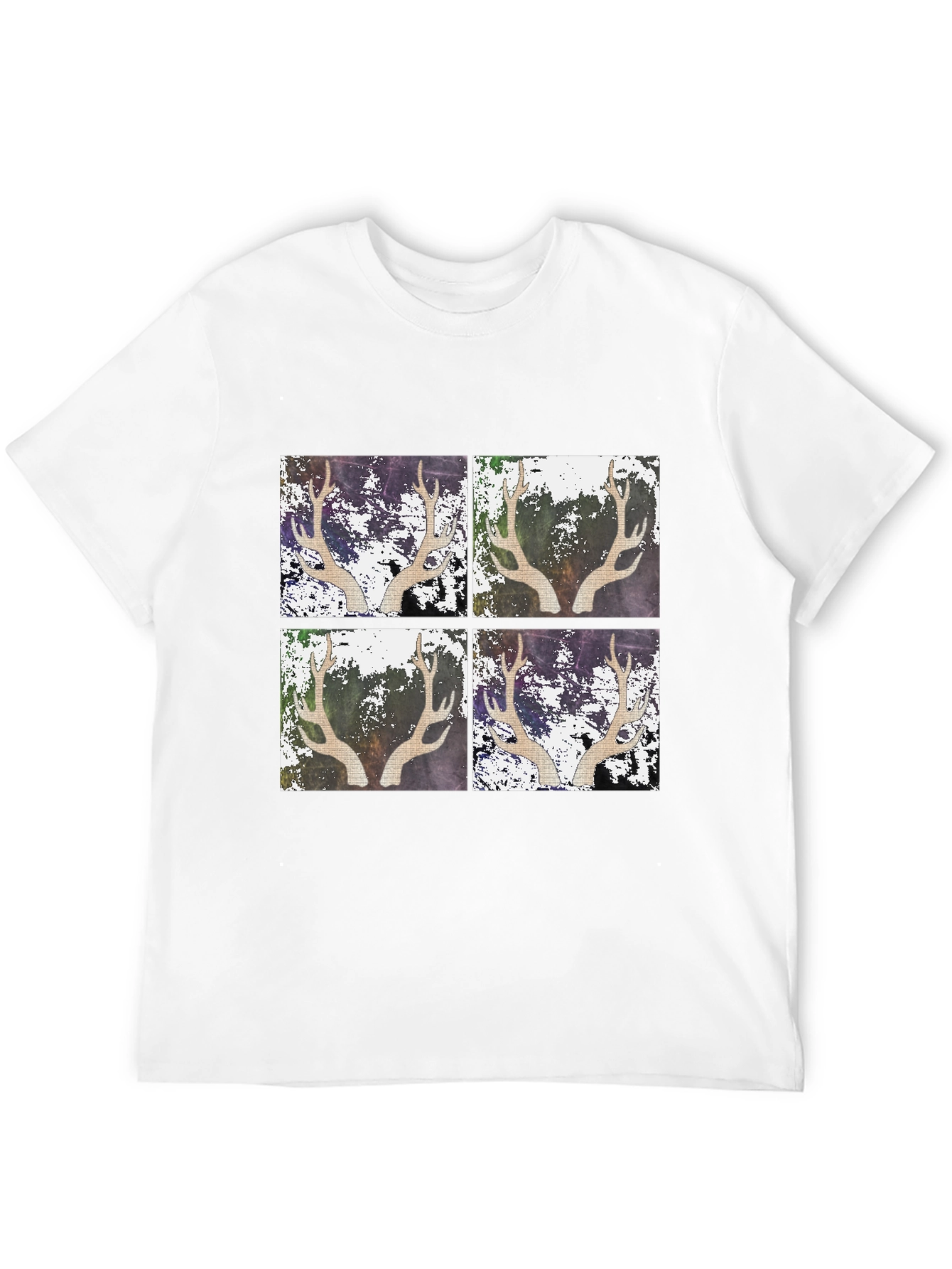 Antler Art Black T-Shirt
