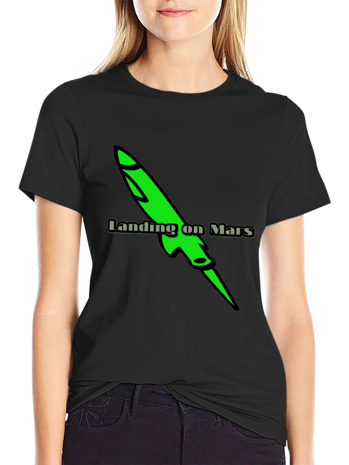 Landing on Mars Graphic T-Shirt