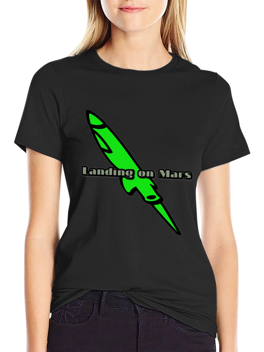 Landing on Mars Graphic T-Shirt