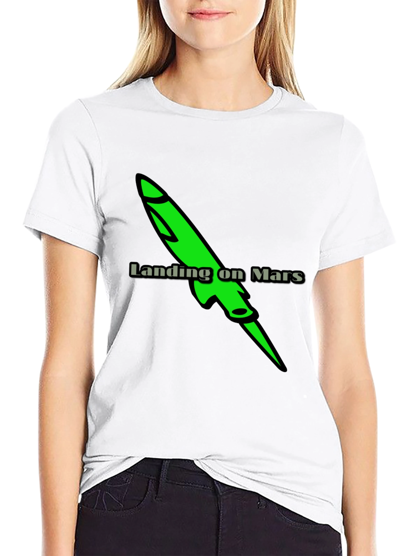 Landing on Mars Graphic T-Shirt