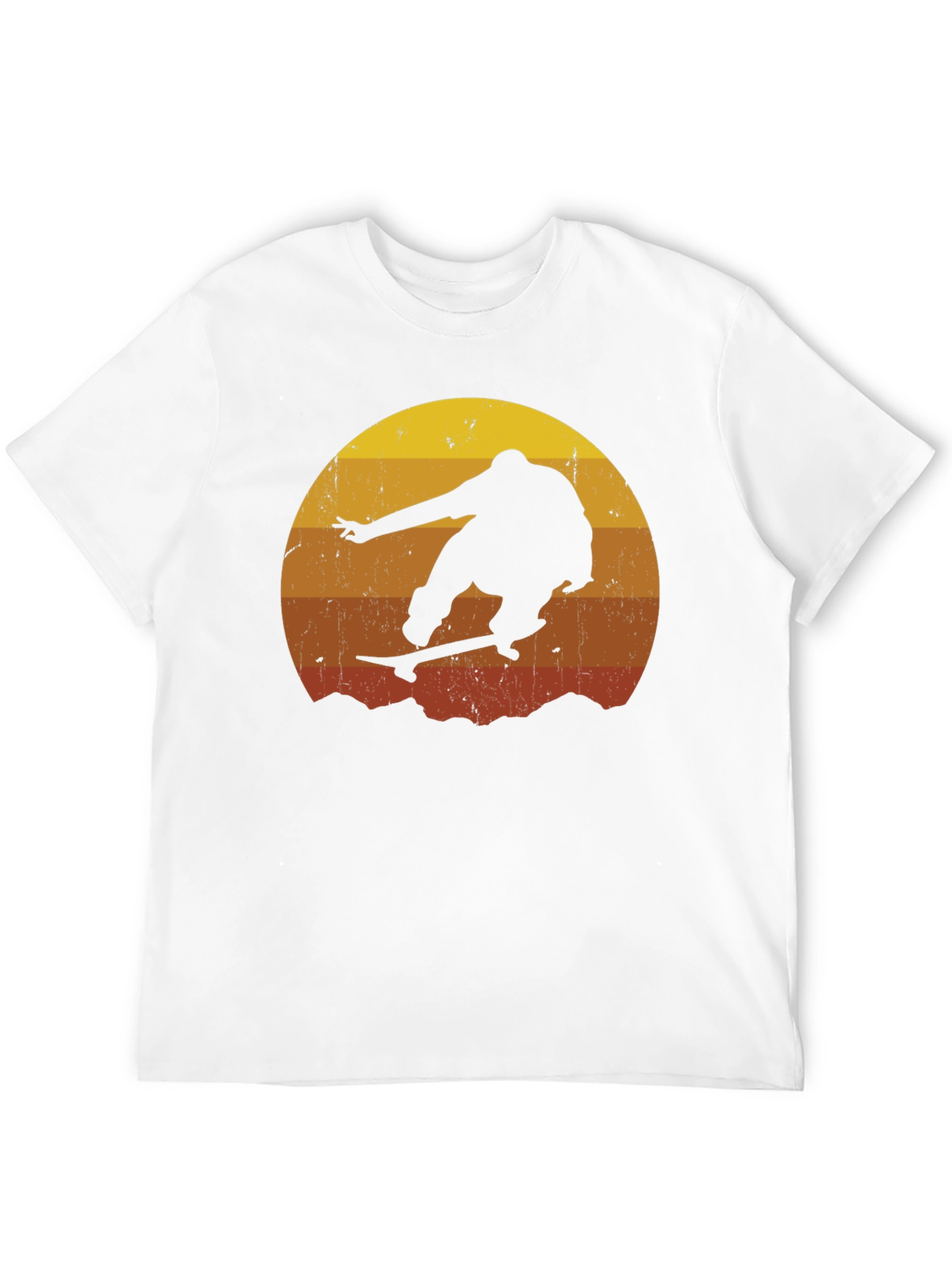 Retro Skateboarder Silhouette Tee