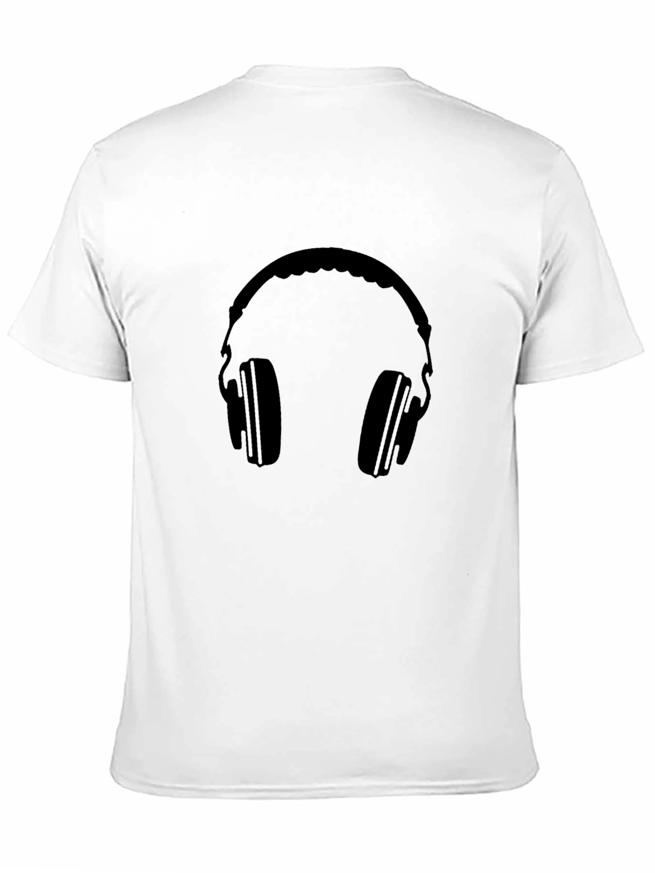 Headphone Graphic Tee - Black