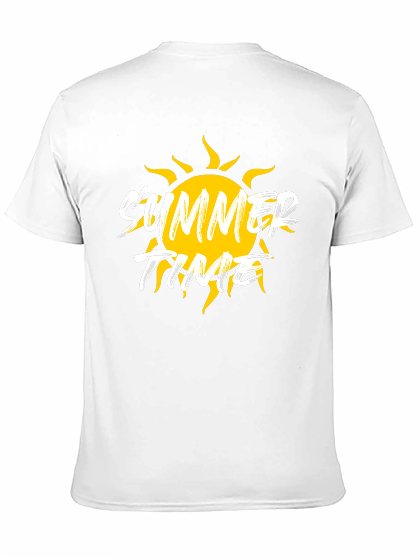 Summer Time Graphic Black T-Shirt