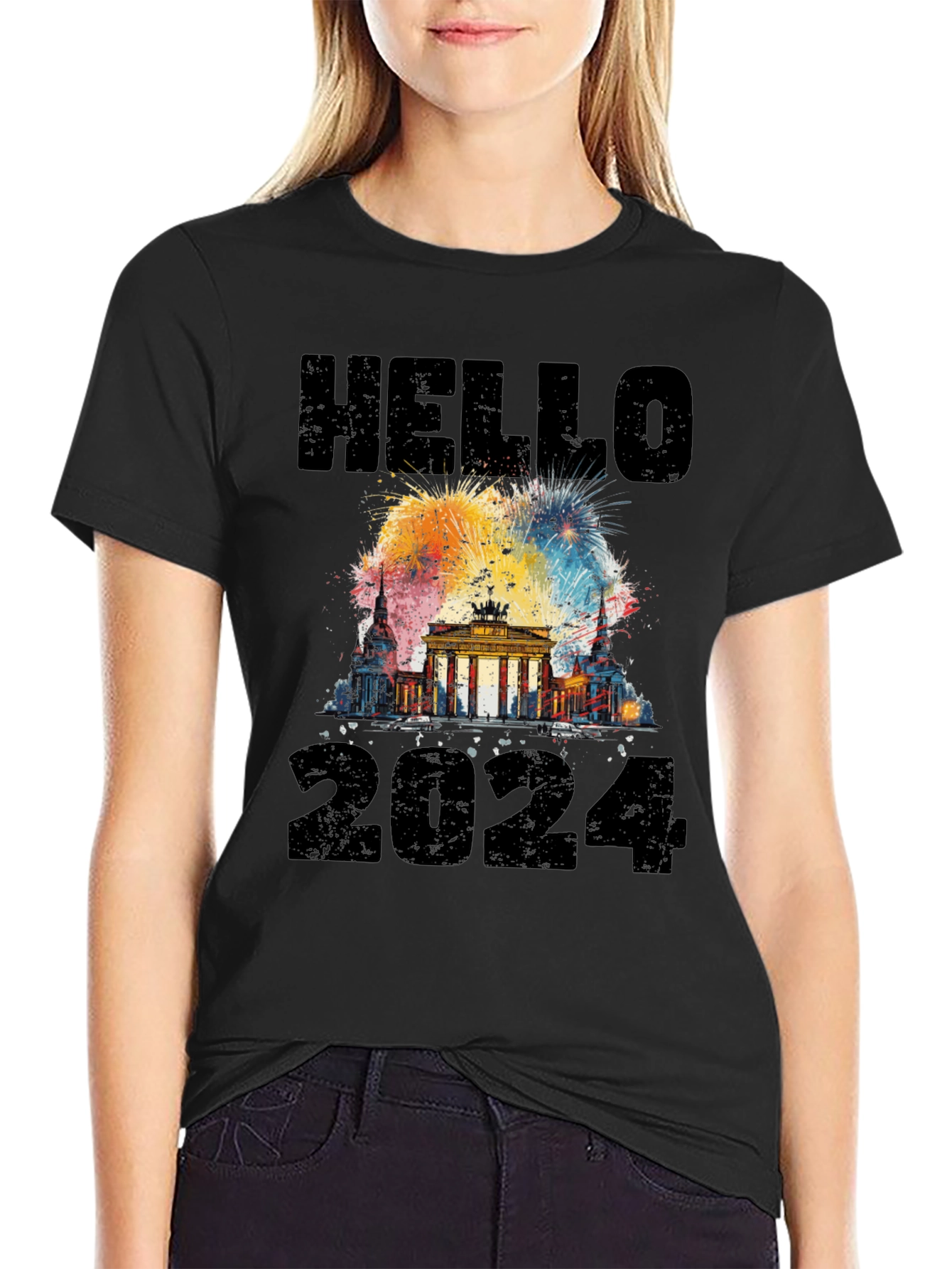 Hello 2024 Berlin New Year T-Shirt