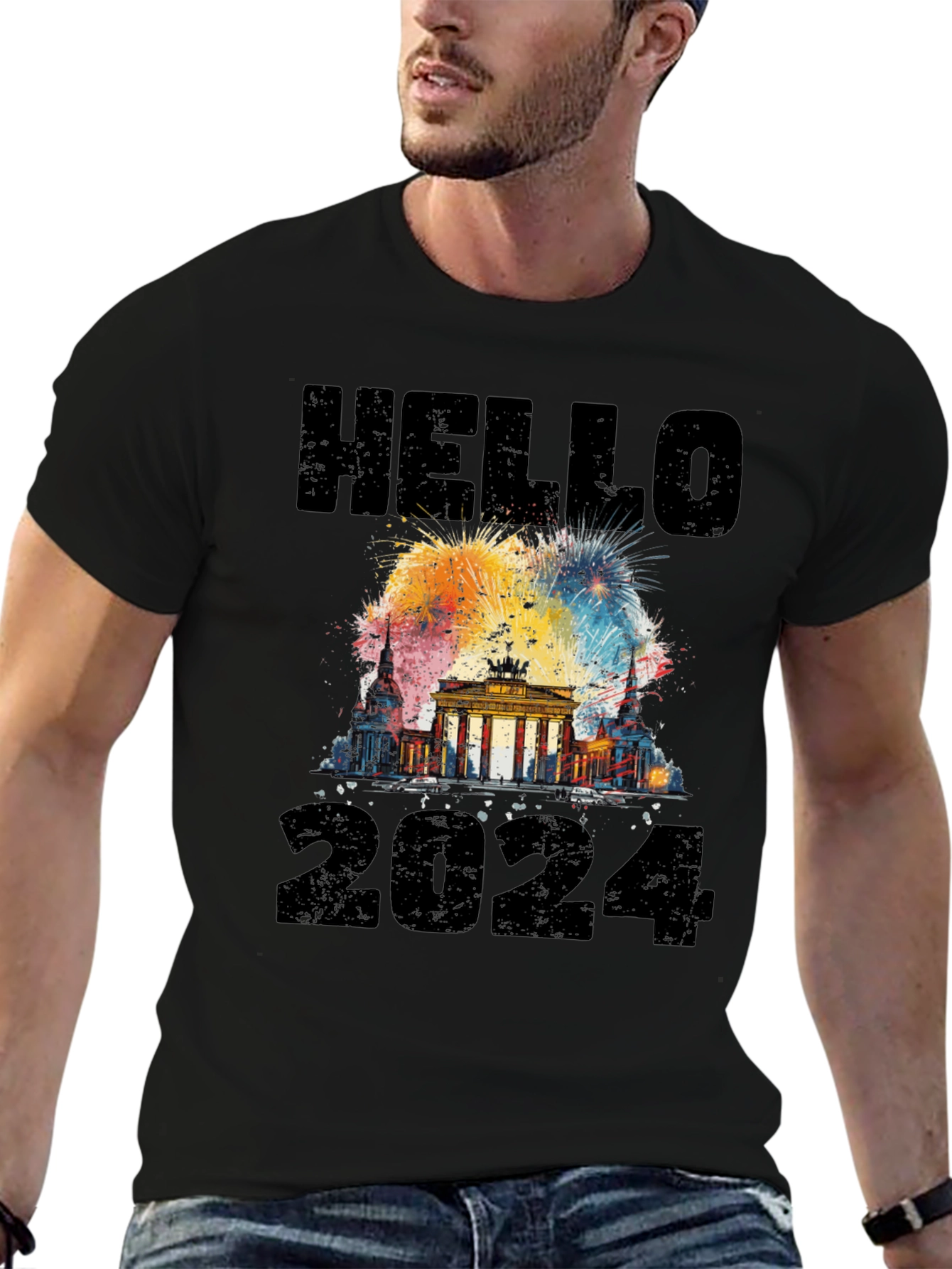 Hello 2024 Berlin New Year T-Shirt