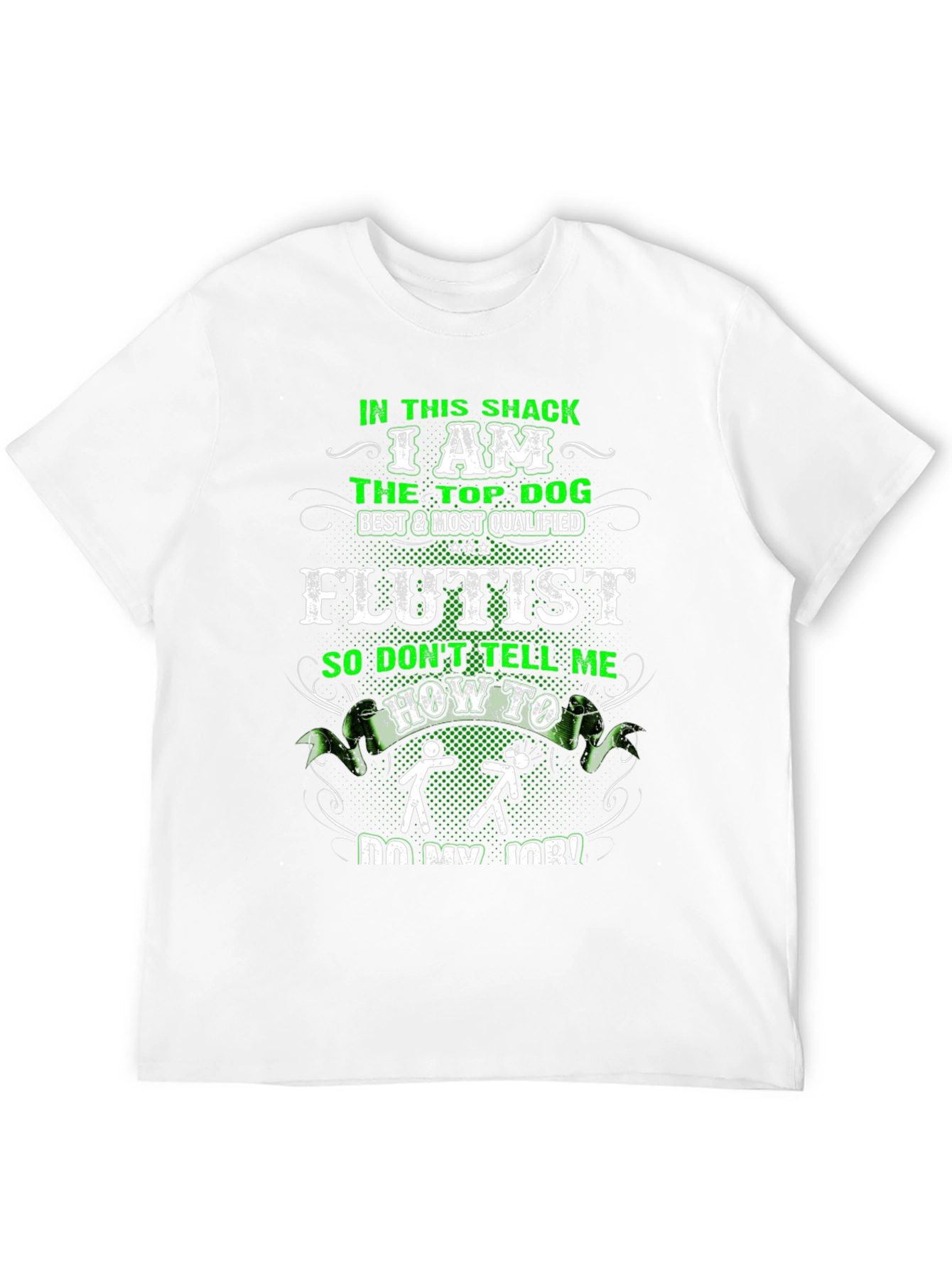 Top Dog Flutist Graphic Tee
