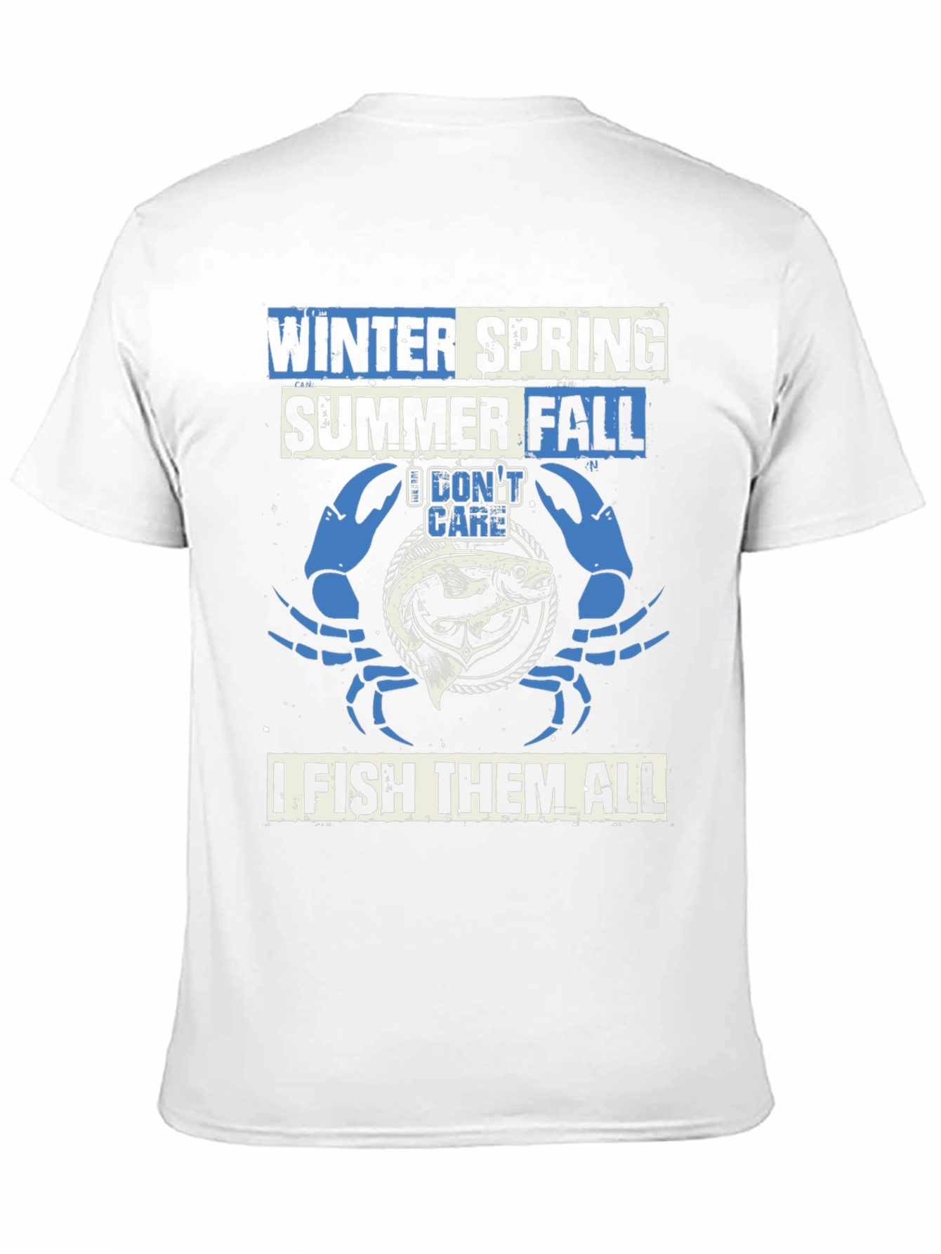 Fishing T-Shirt: Winter Spring Summer Fall