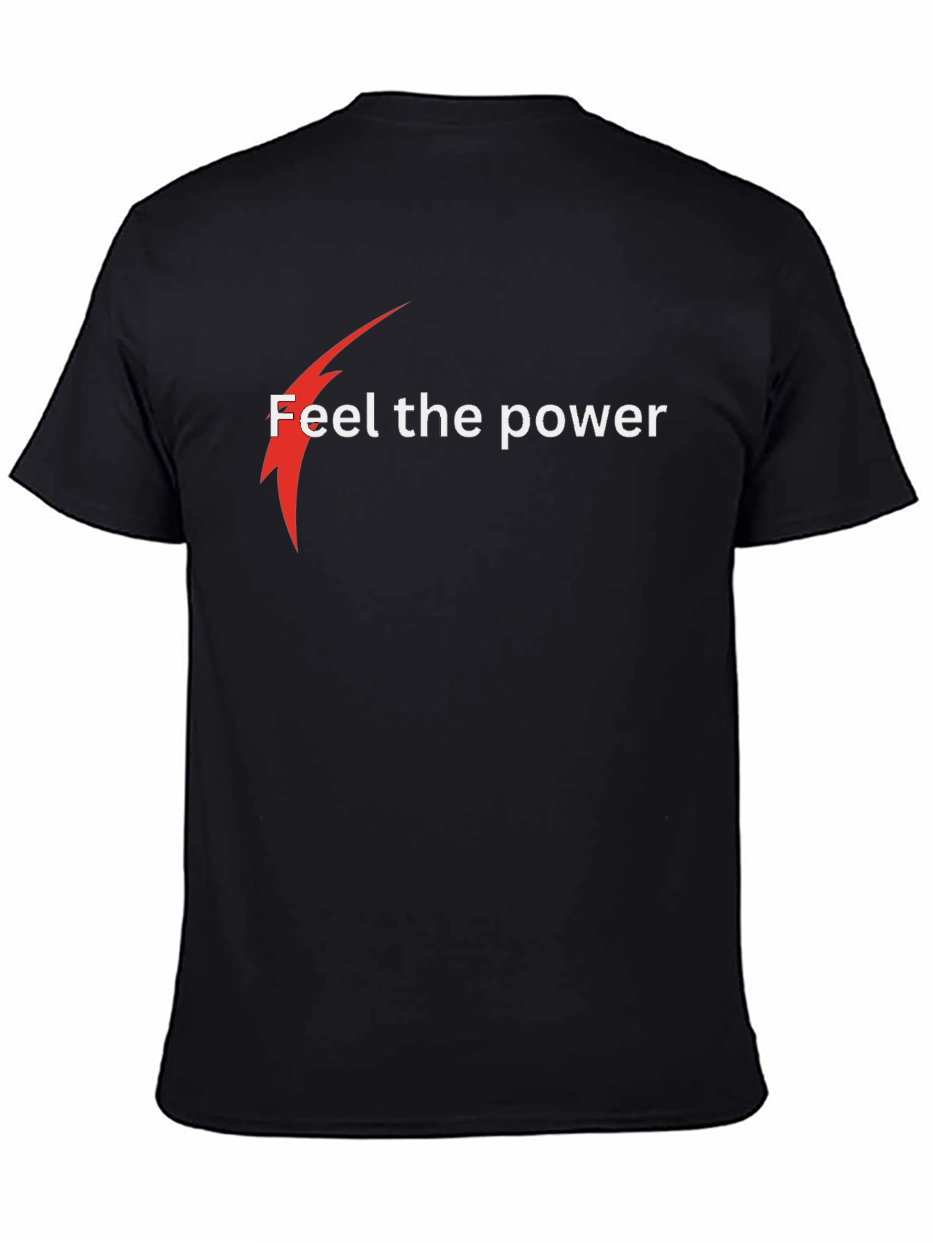 Feel the Power Black T-Shirt