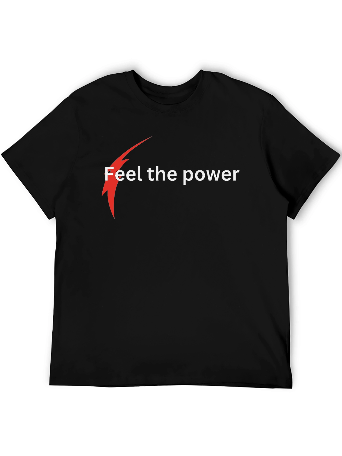 Feel the Power Black T-Shirt