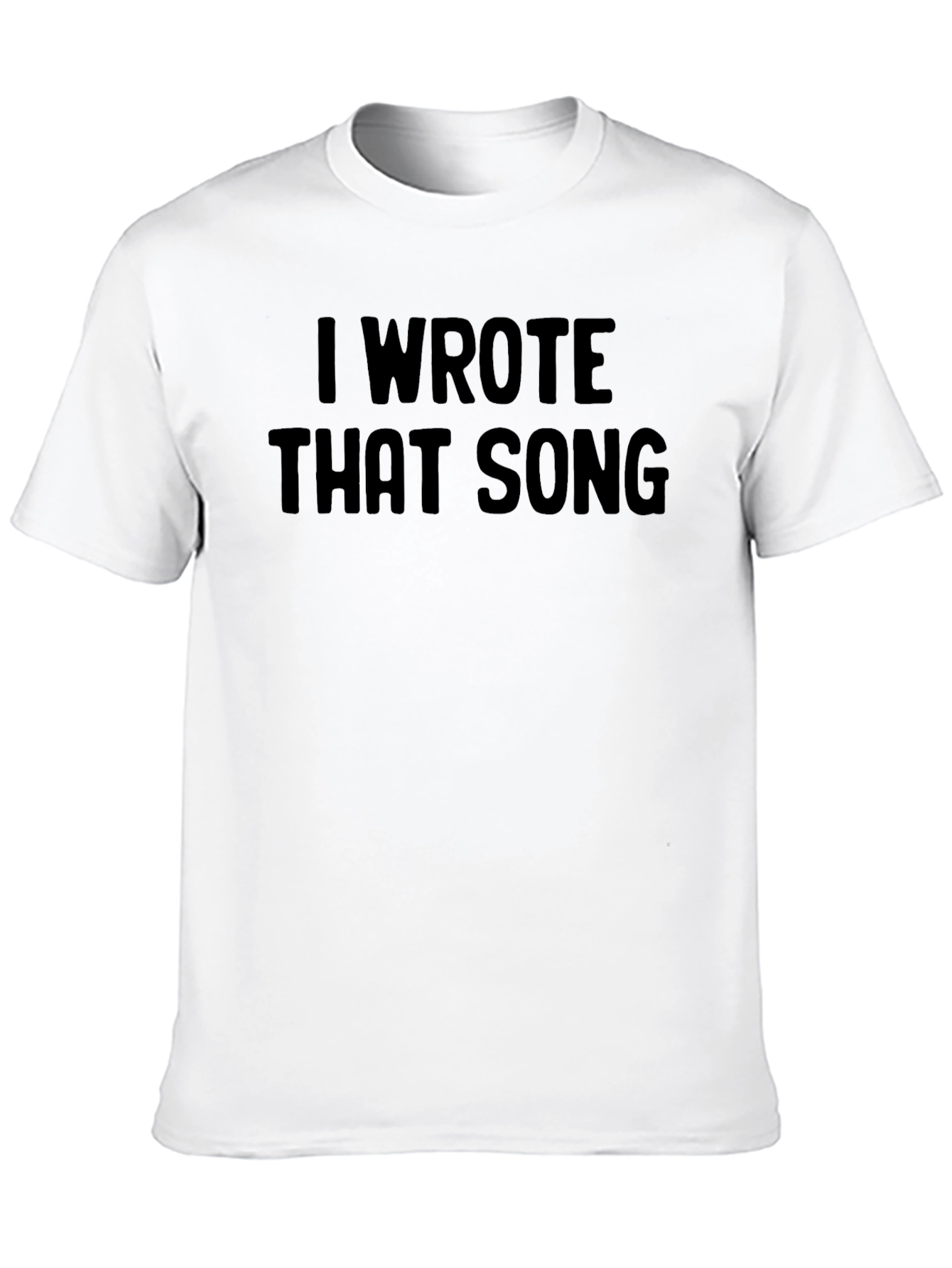 I Wrote That Song Mens T-Shirt - Black